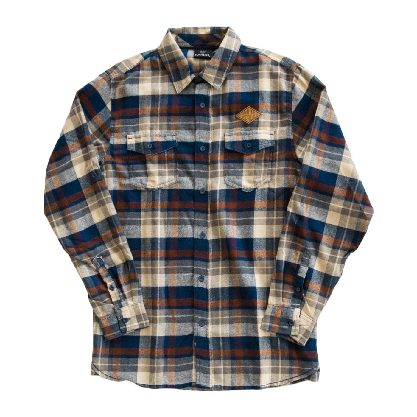 Jimmy Eat World Desert Patch Flannel (Brown)