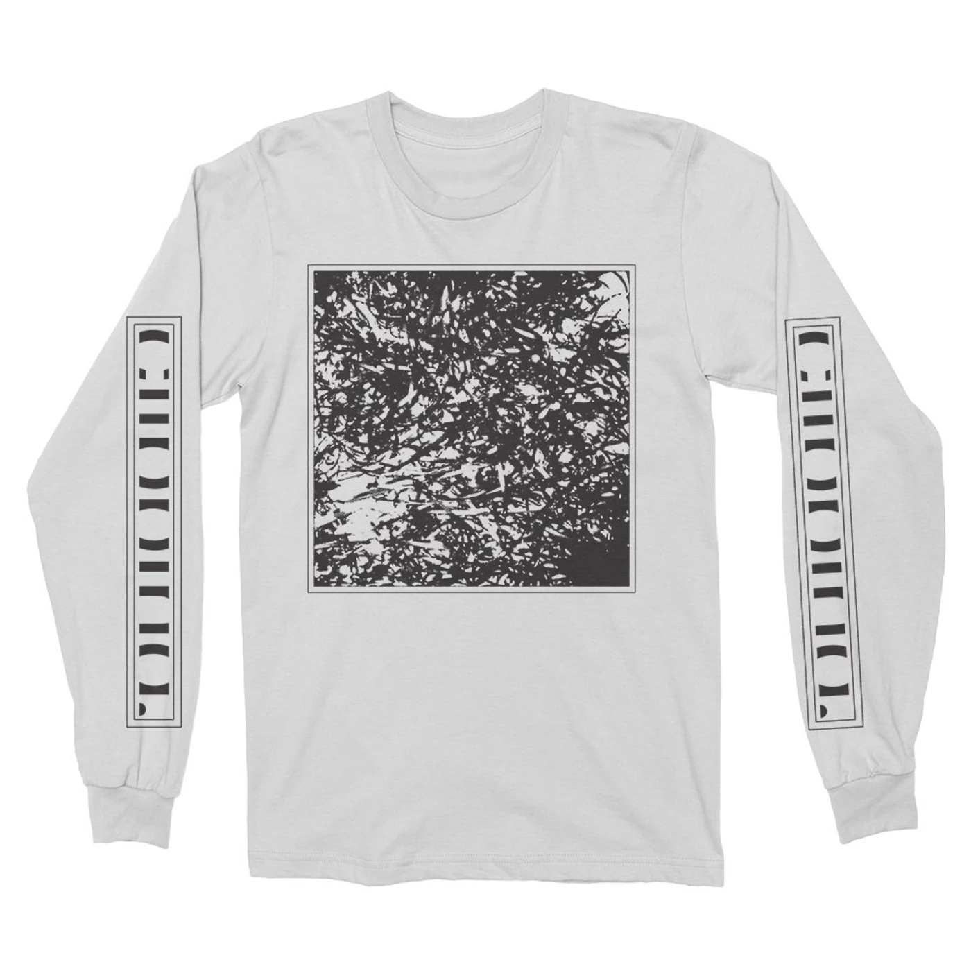 clipping. Tape Long Sleeve T-Shirt (White)