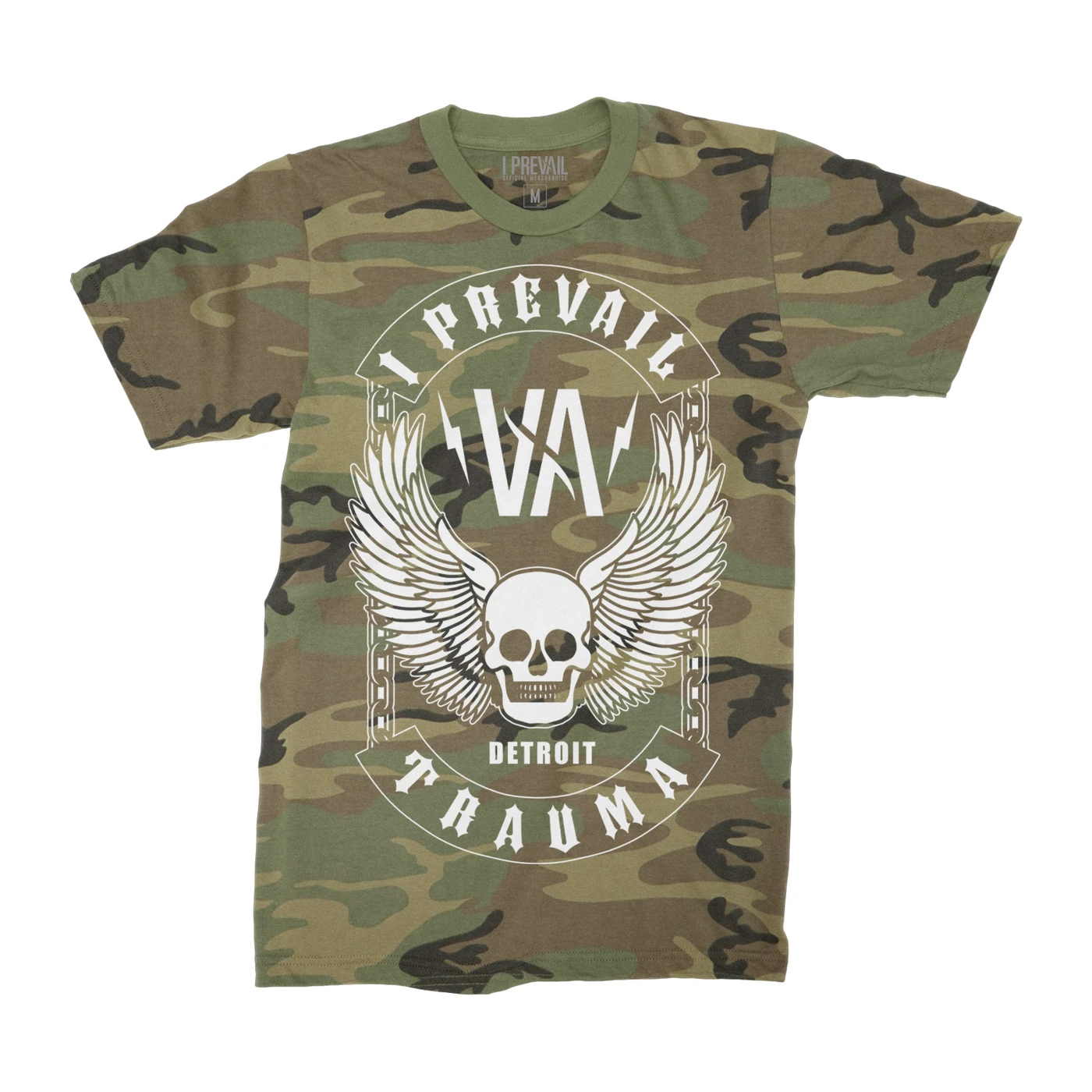 I Prevail Winged Skull Tee (Camo)