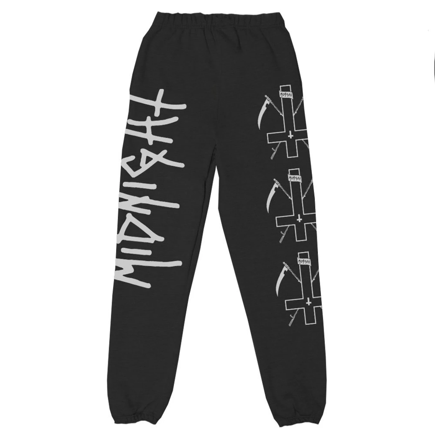 Midnight Cross Sweat Pants (Black)
