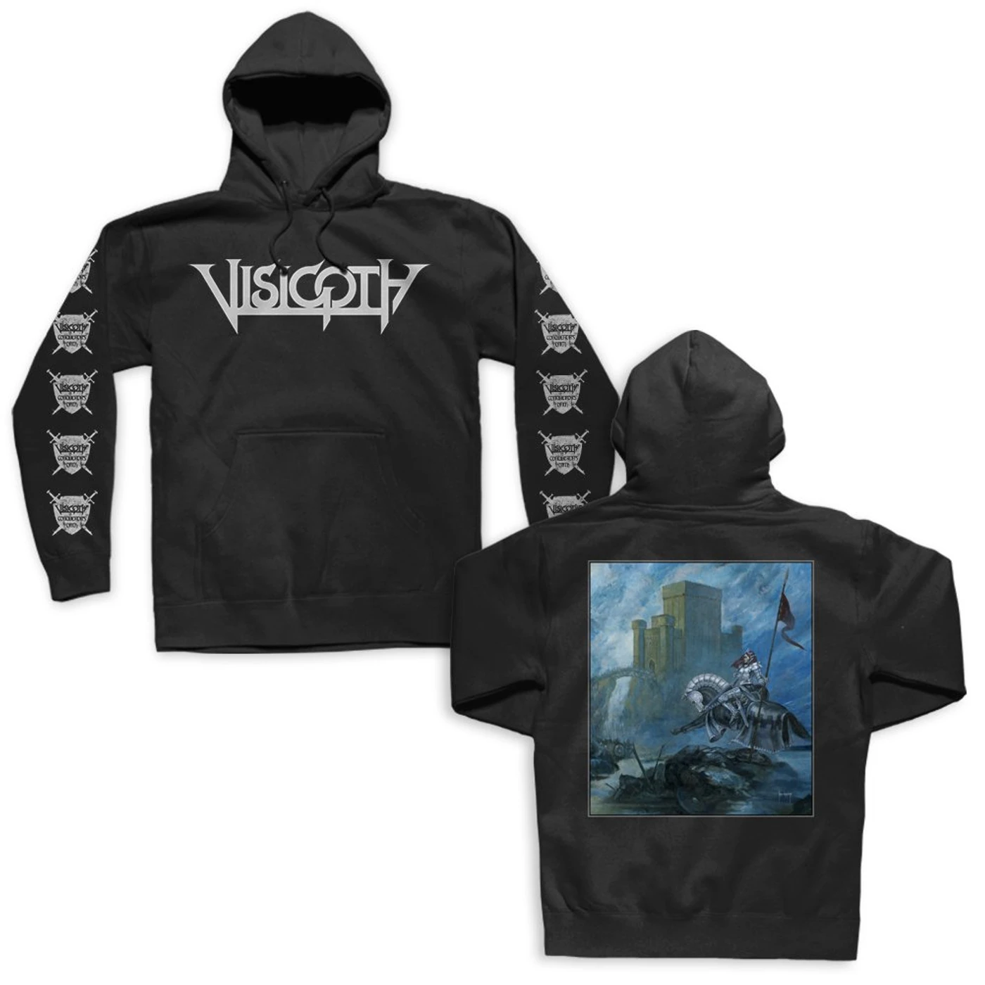 Visigoth Conqueror’s Oath Pullover Sweatshirt (Black)