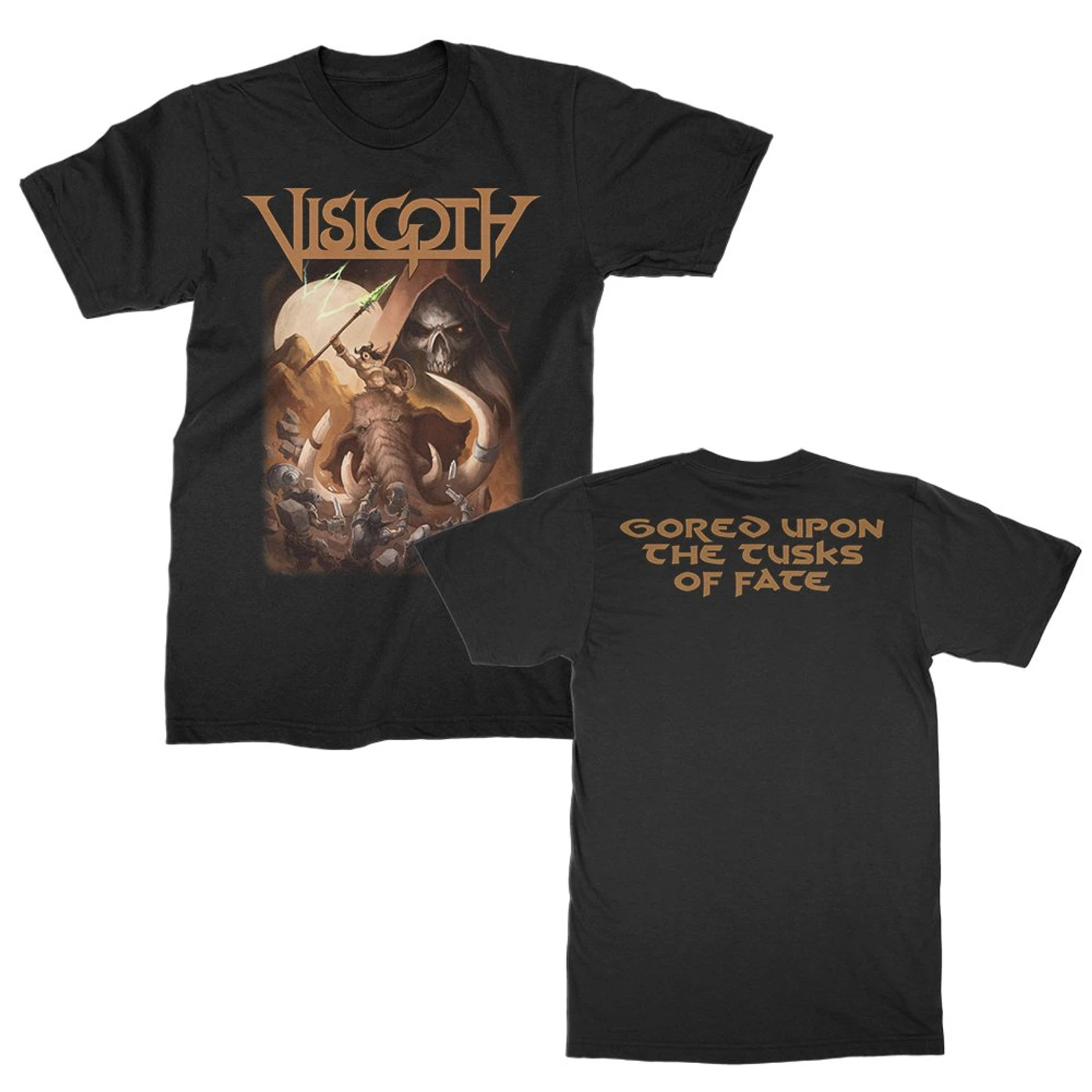 Visigoth Mammoth Rider T-Shirt (Black)
