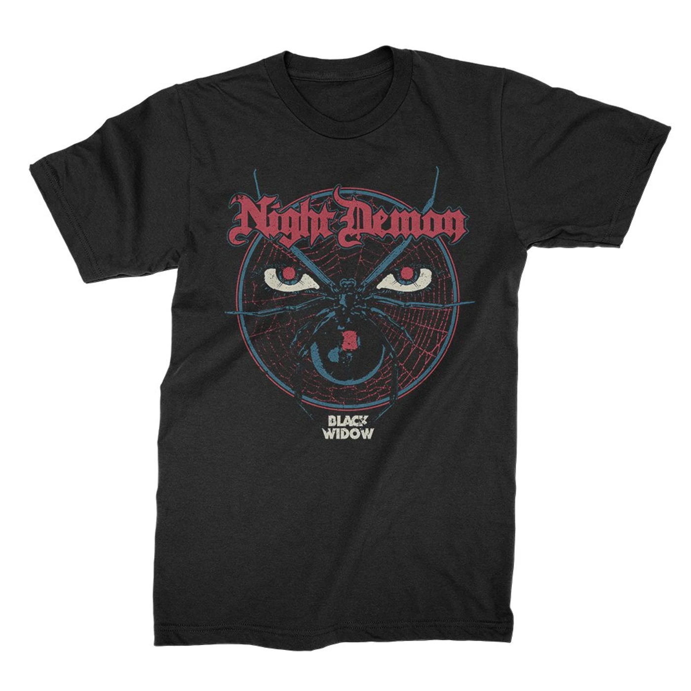 Night Demon Black Widow T-Shirt (Black)