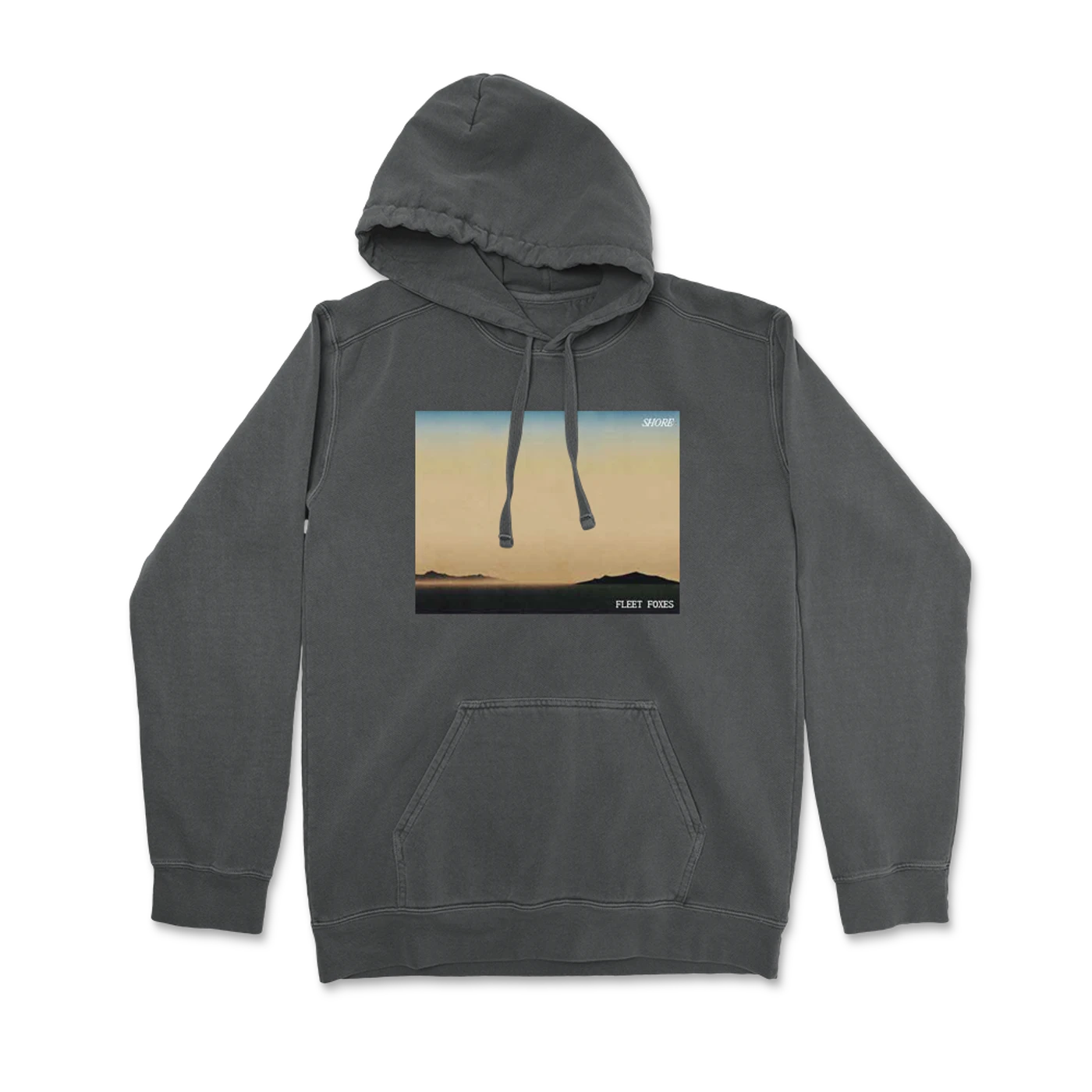 Fleet Foxes Shore Hoodie (Pigment Dye Black)