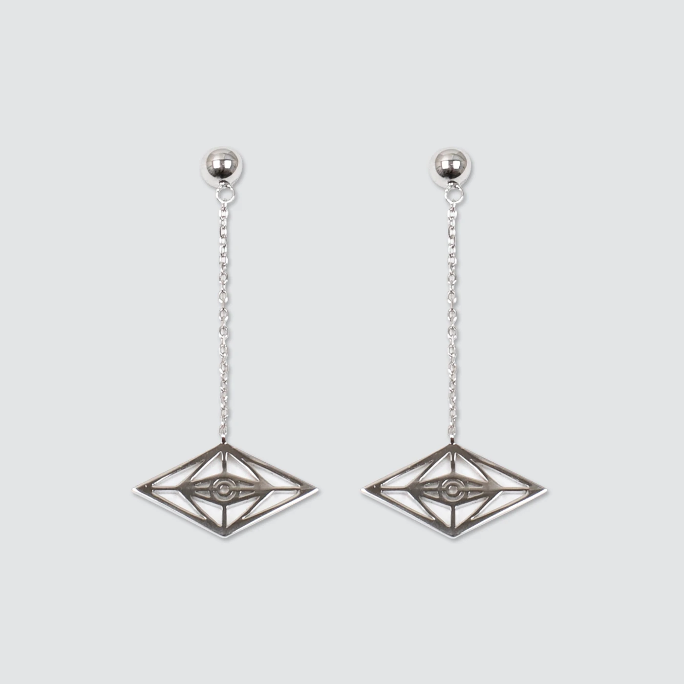 SLANDER Eye Chain Earrings