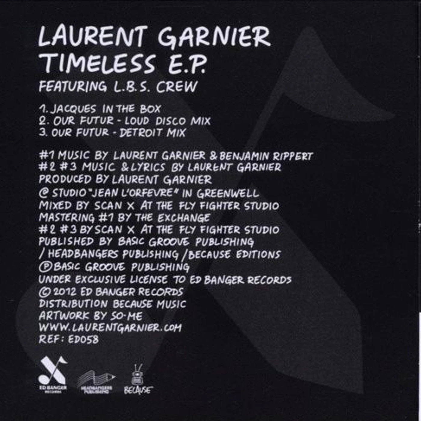 Laurent Garnier Timeless (EP) - CD