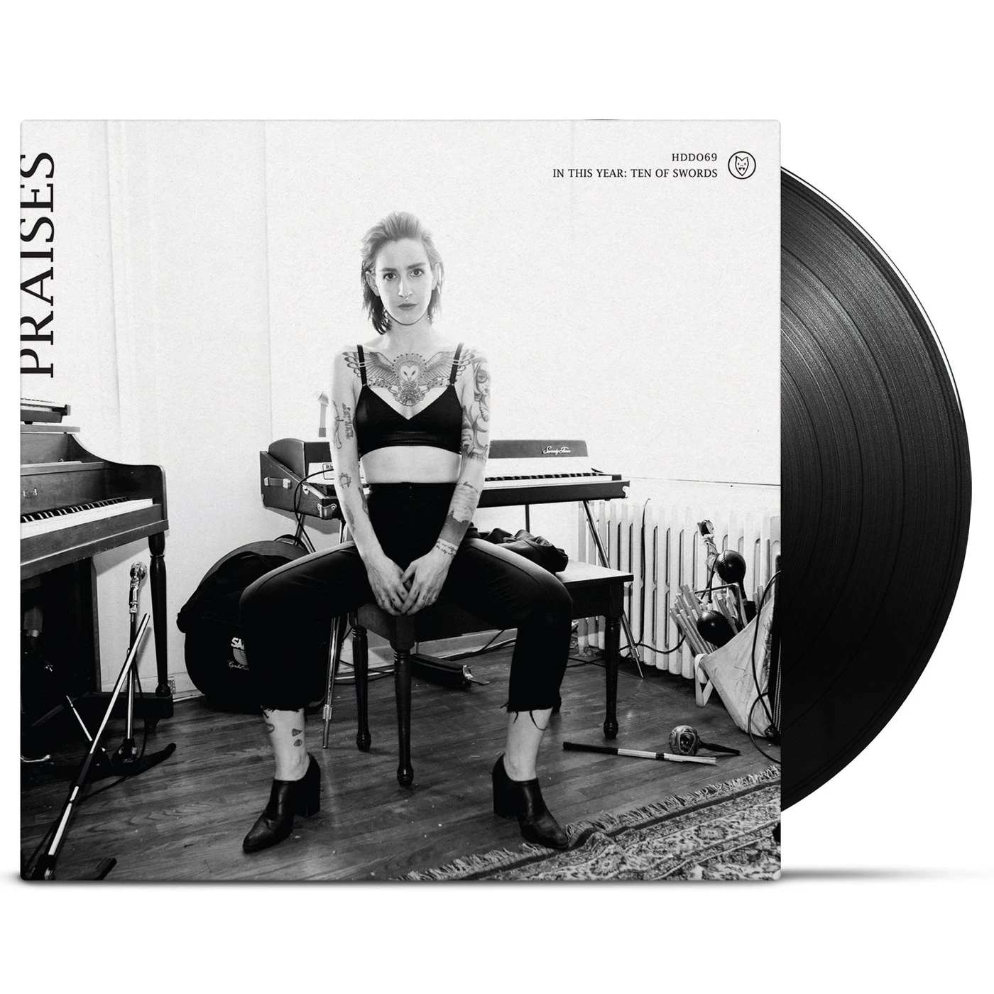 Praises / In This Year: Ten of Swords - Black in Clear LP Vinyl