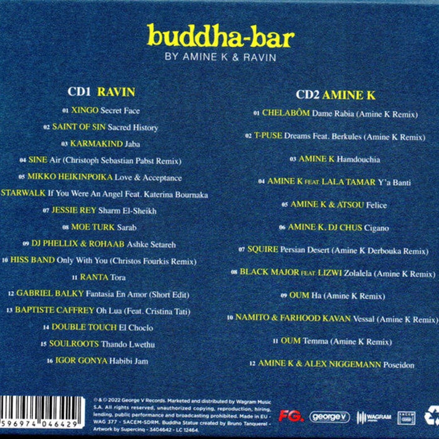 Various Artists / Buddha-Bar by Amine K & Ravin - 2 CD Boxset