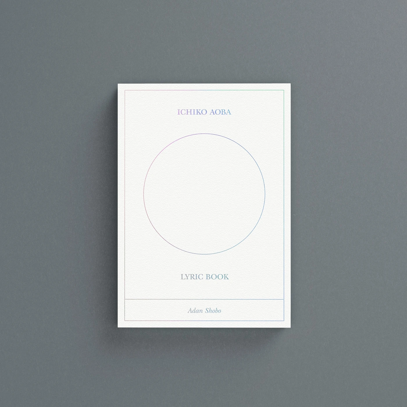 Ichiko Aoba Lyric Book