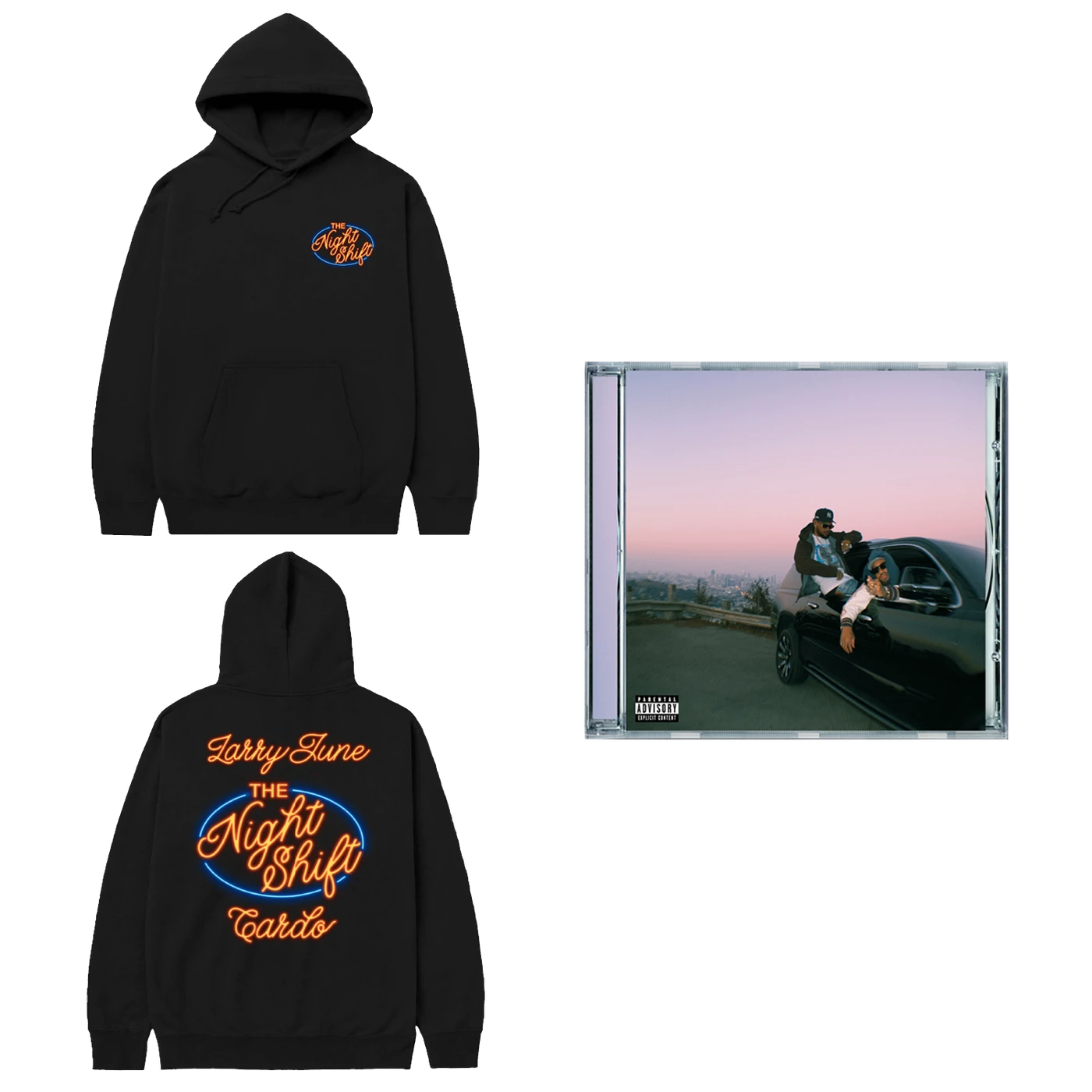 Larry June The Night Shift Hoodie Fan Pack
