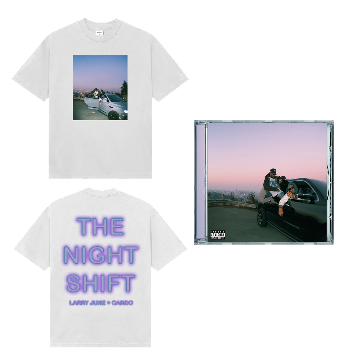 Larry June The Night Shift T-Shirt Fan Pack