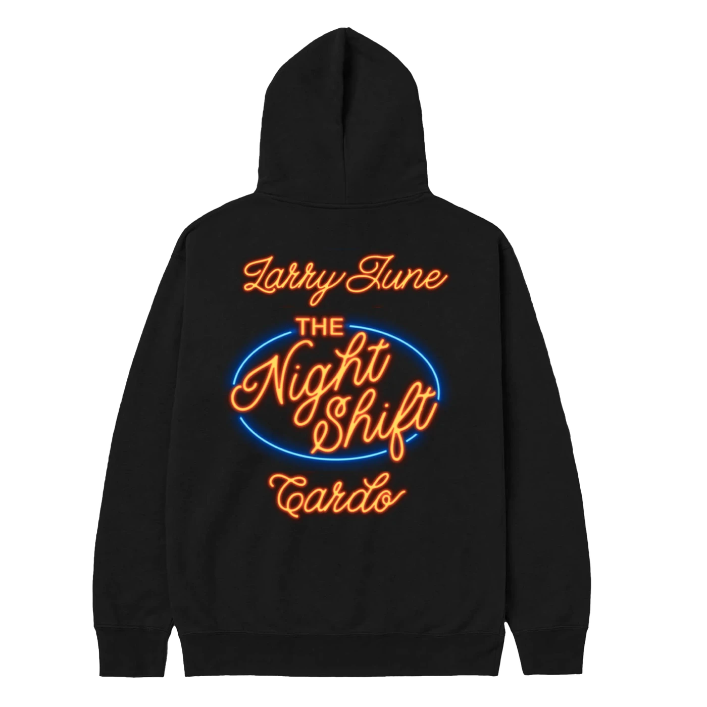 Larry June The Night Shift Neon Hoodie (Black)