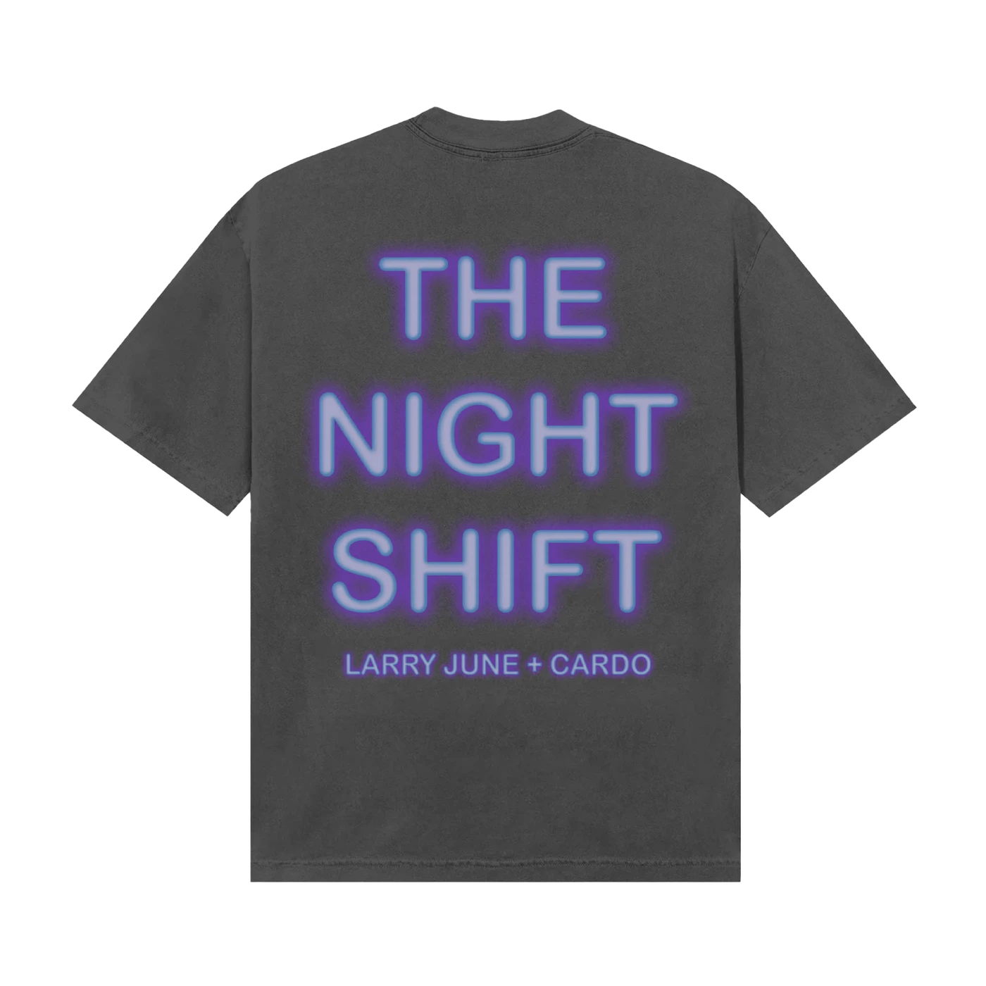 Larry June The Night Shift Photo T-Shirt (Vintage Black)