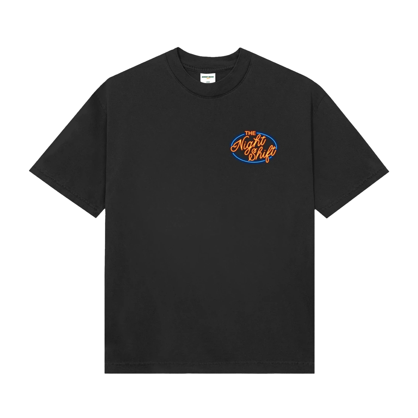 Larry June The Night Shift Neon T-Shirt (Black)