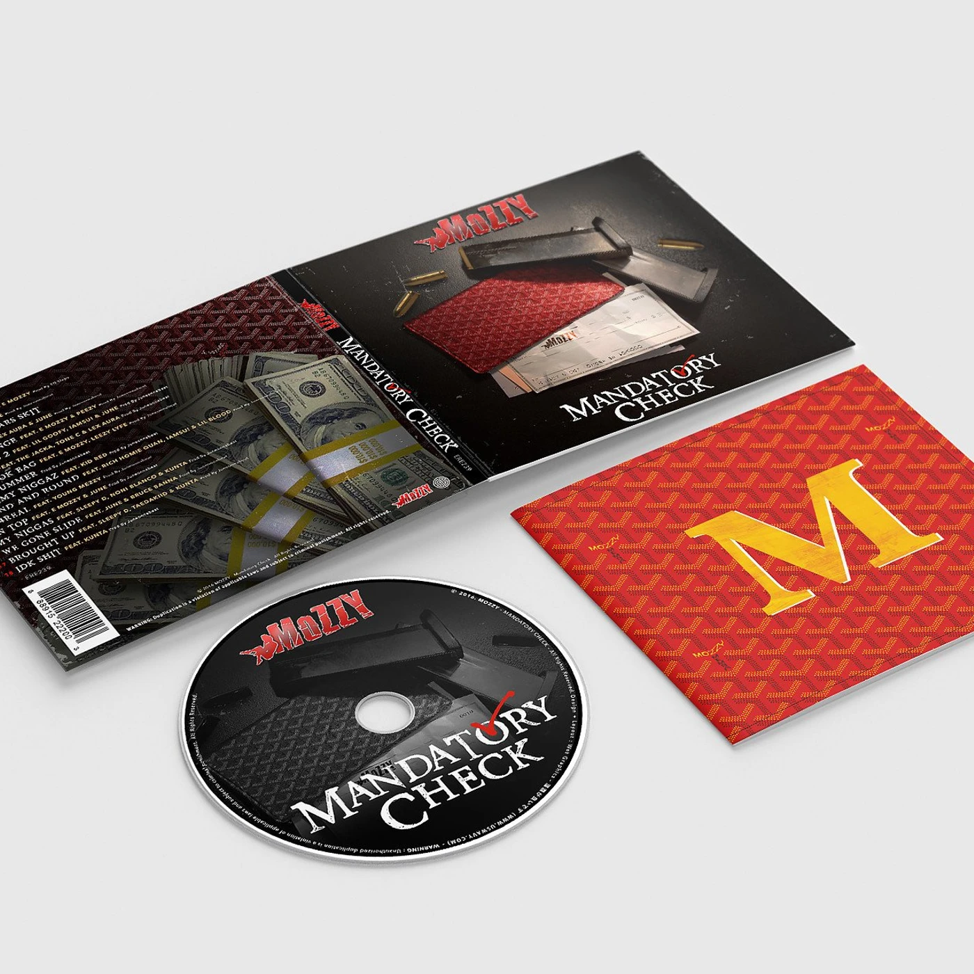 Mozzy - Mandatory Check Autographed CD