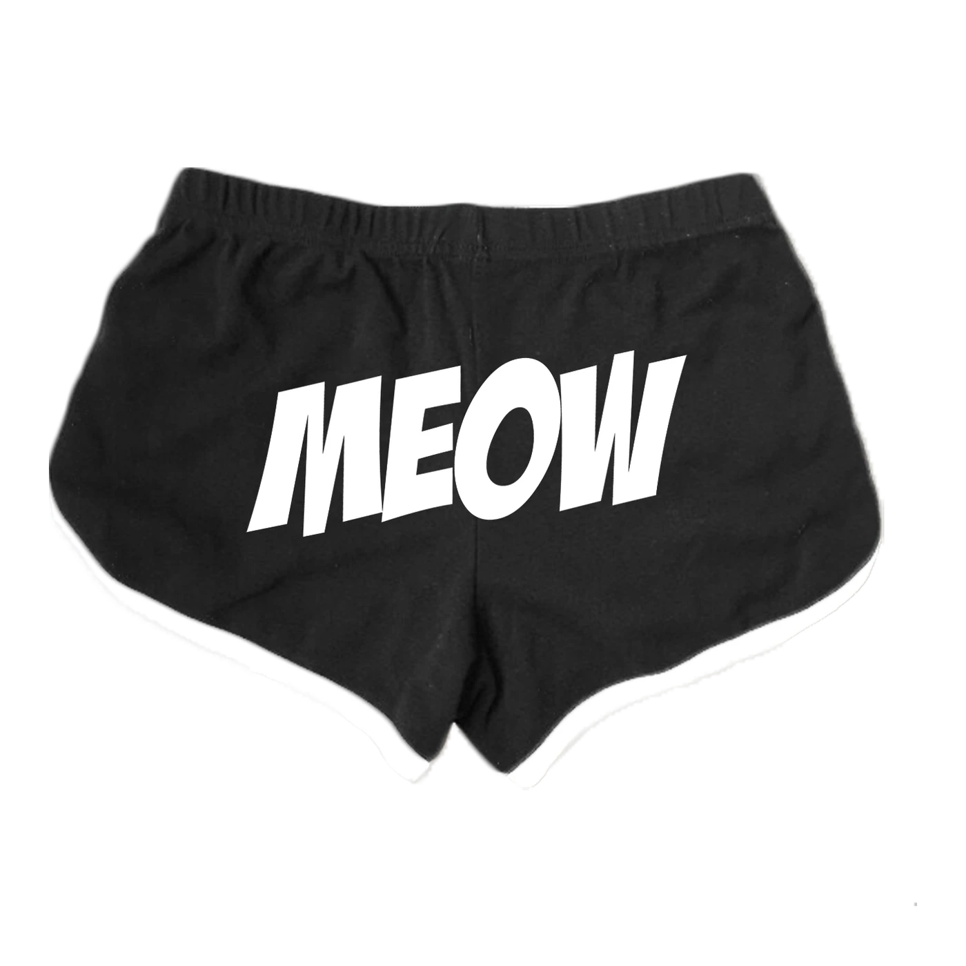 Chinese Kitty - Meow Running Shorts (black)