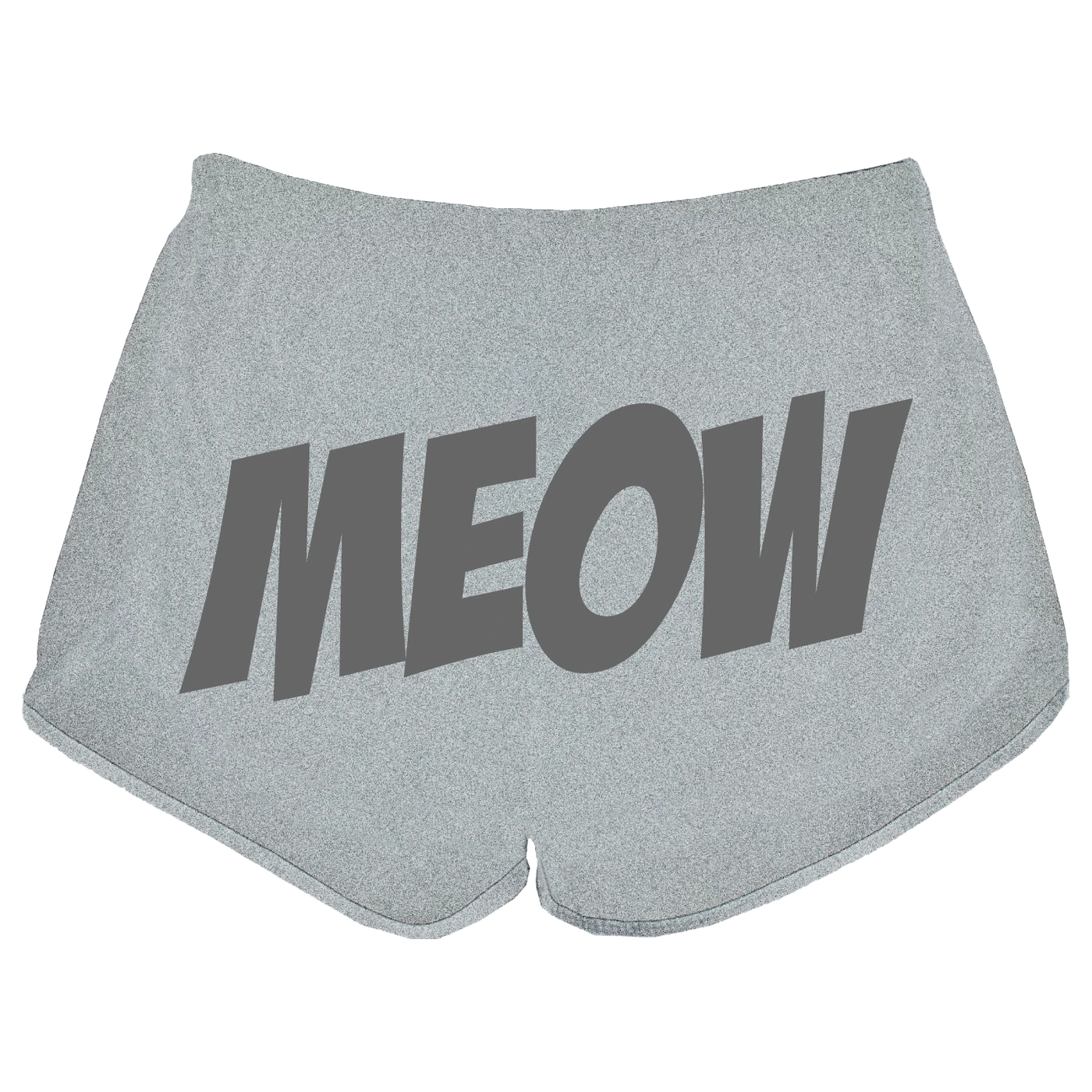 Chinese Kitty - Meow Running Shorts (heather grey)