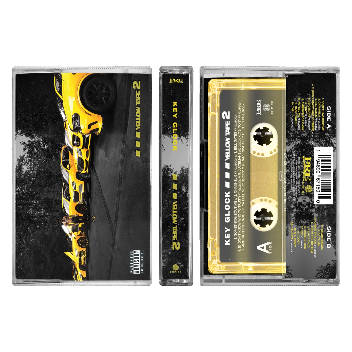 Key Glock - Yellow Tape 2 Cassette