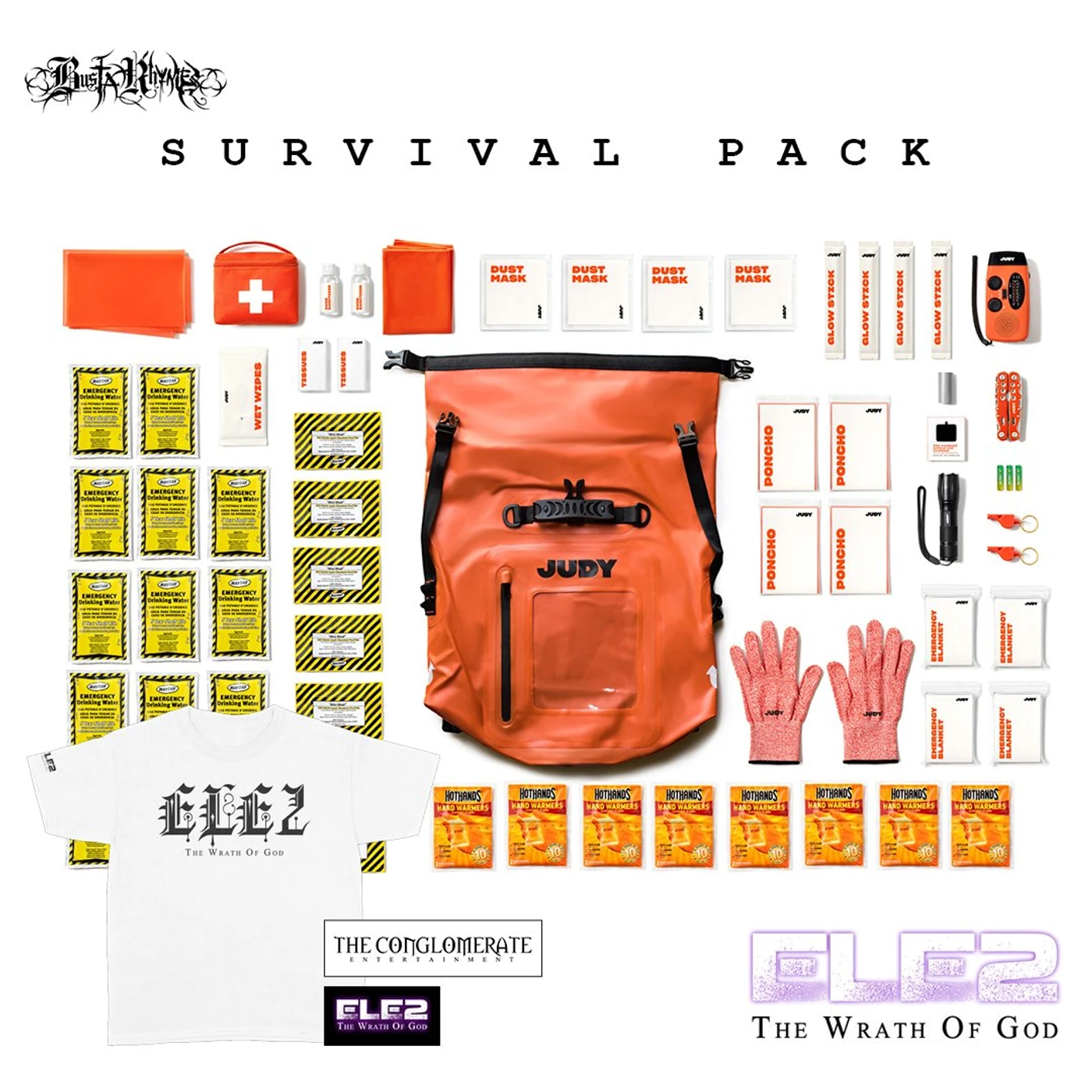 Busta Rhymes Wrath Of God -  SURVIVAL PACK