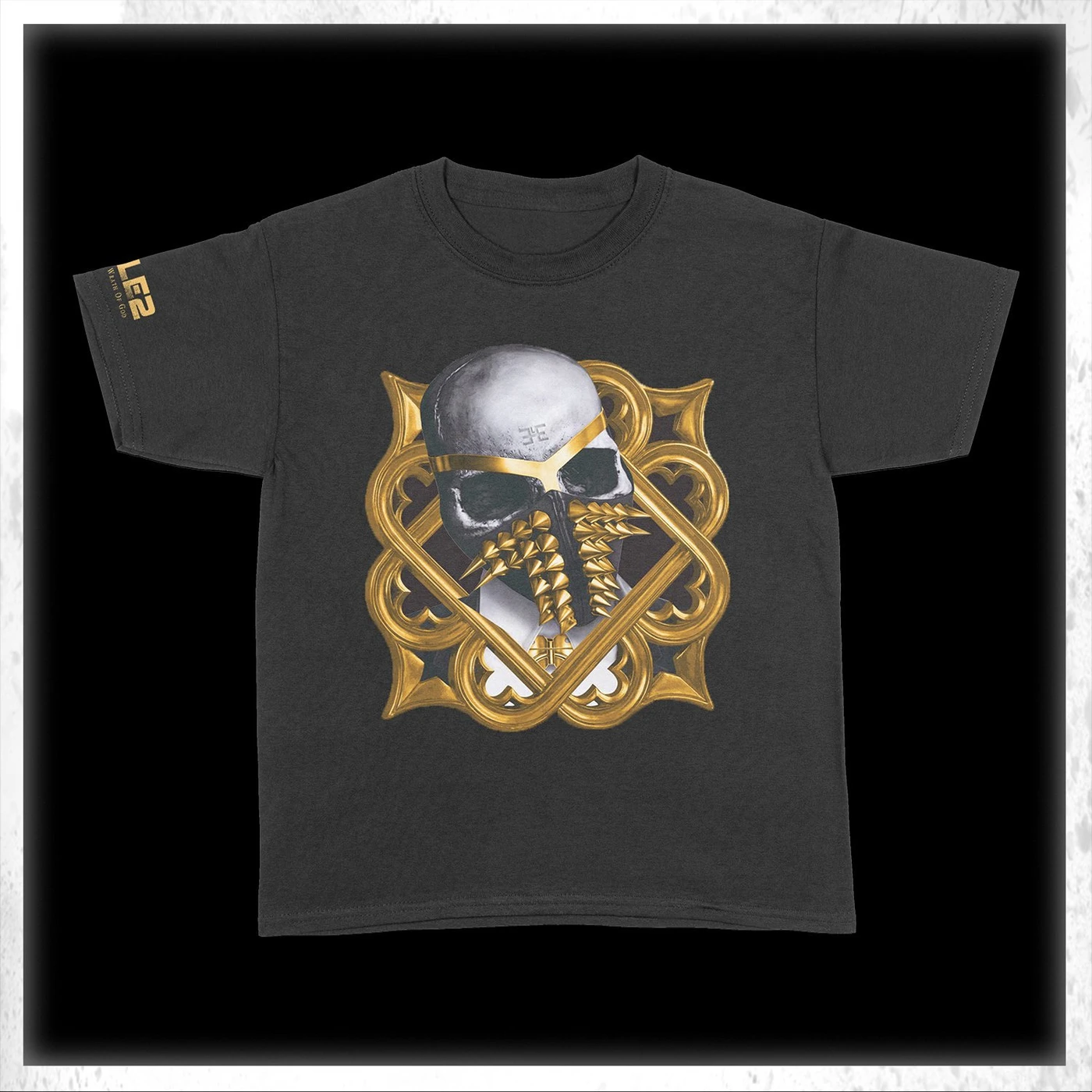 Busta Rhymes Gold Wreath - Black T-Shirt