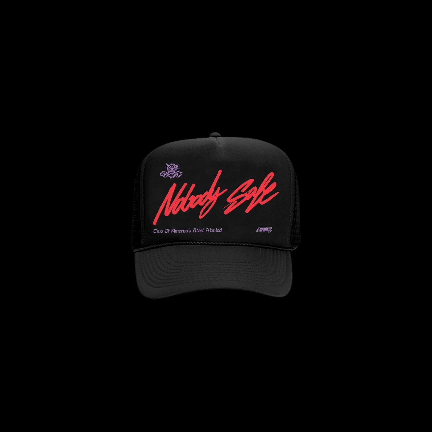 Rich The Kid & NBA YoungBoy Black Album Logo Trucker Hat