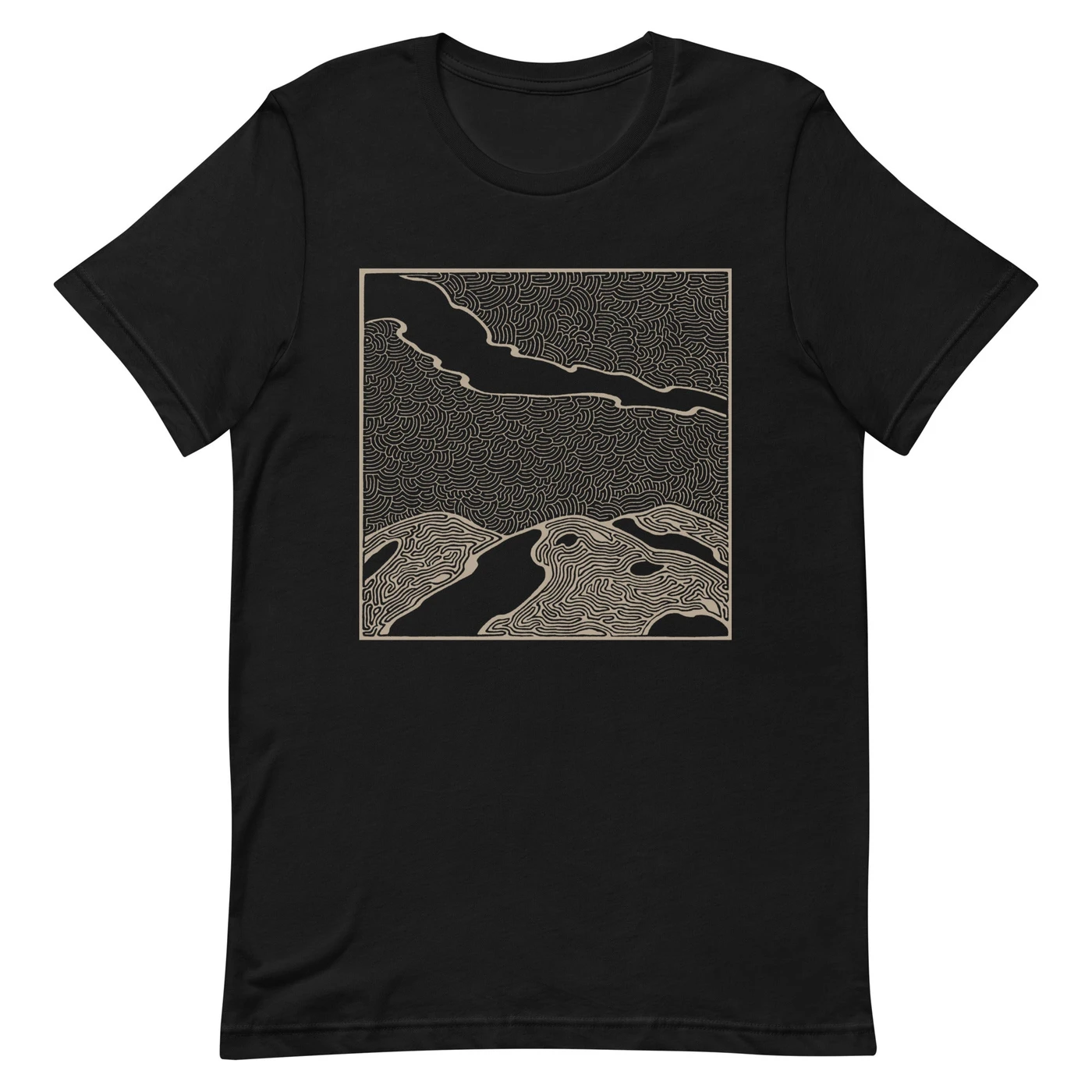 Handsome and Gretyl "Dream" Black Maze Unisex t-shirt