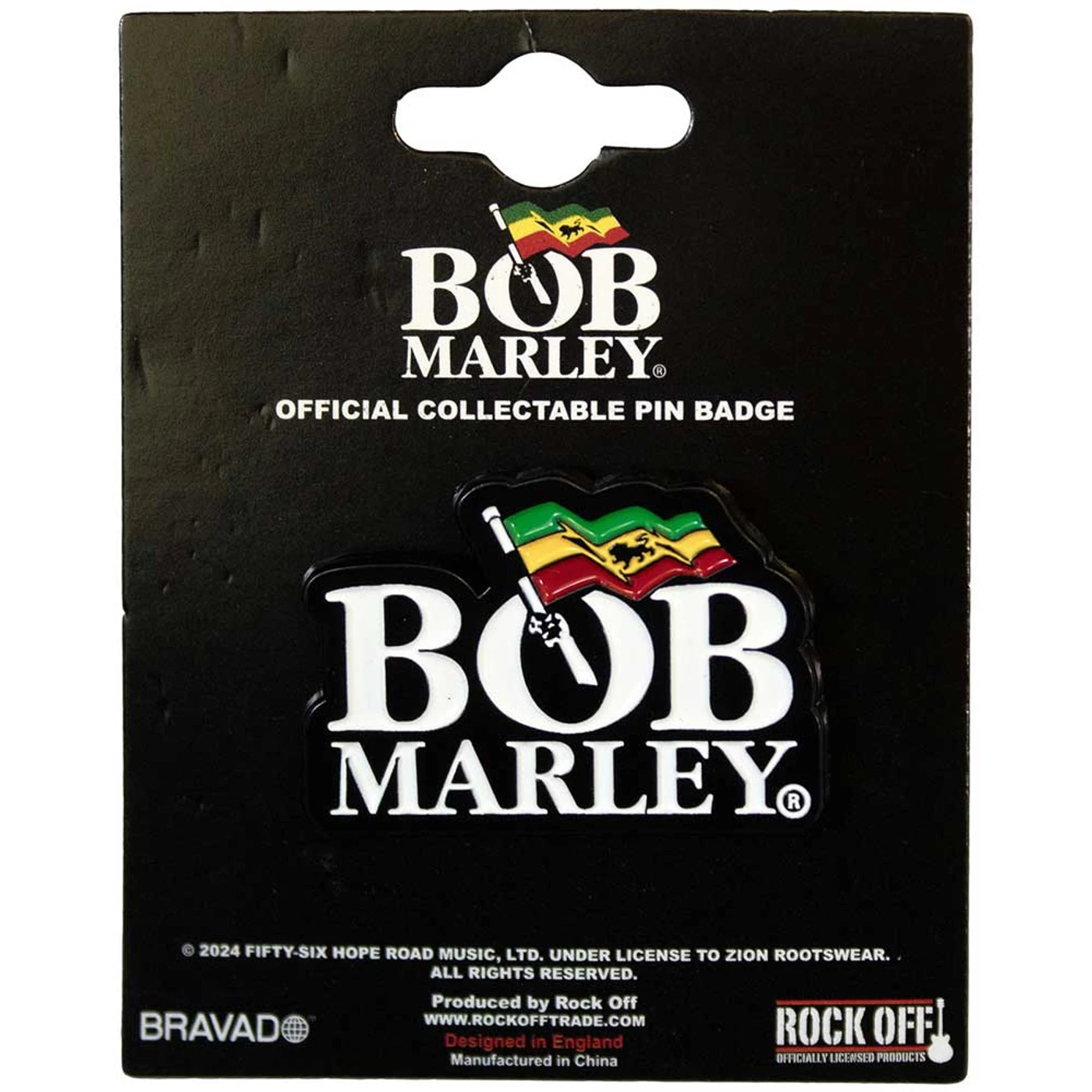 Bob Marley Pin Badge - Logo