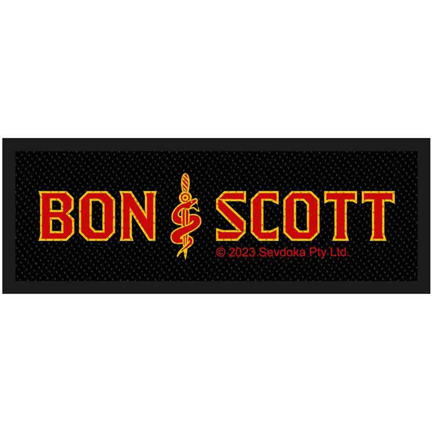 Bon Scott Patches - Woven Sew On - Brother Snake