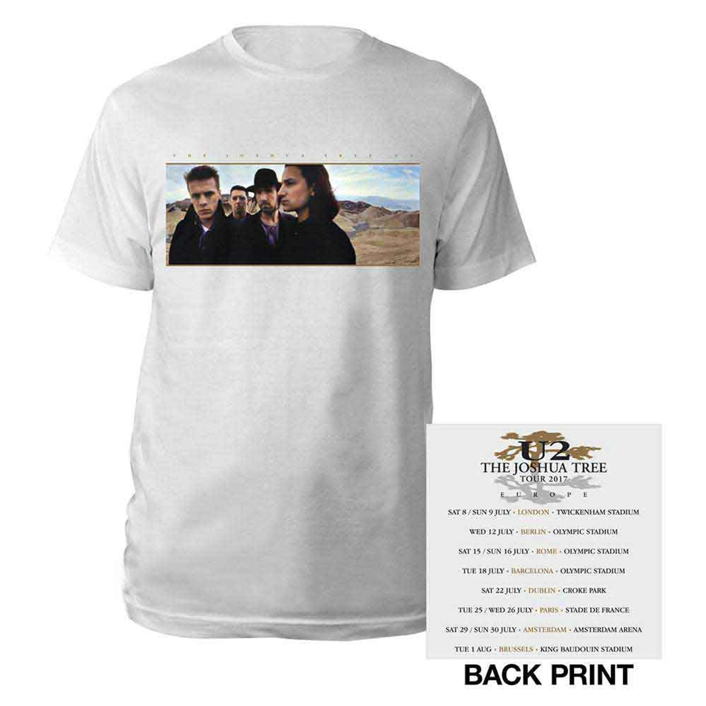 U2 T Shirt - Joshua Tree Photo