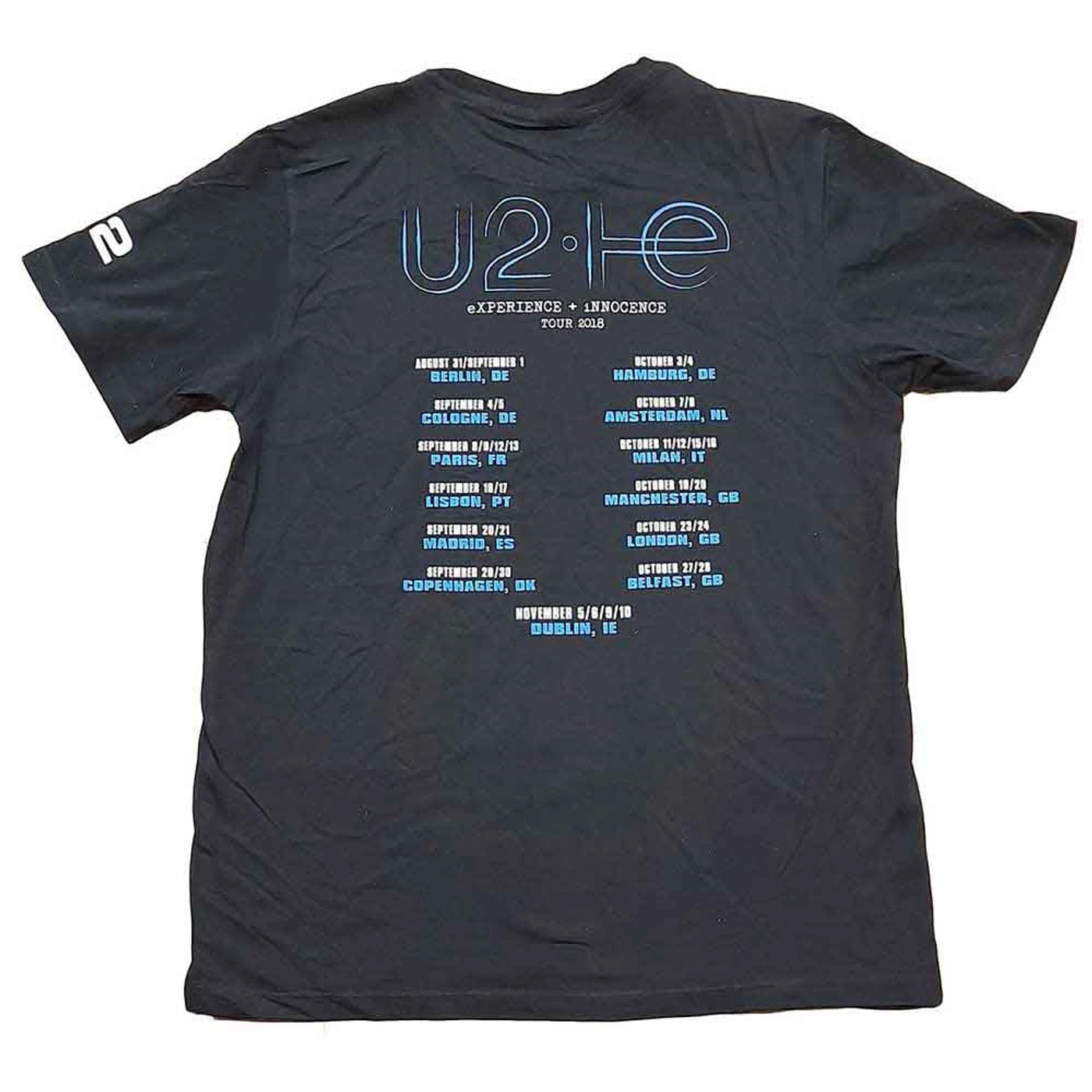 U2 T Shirt - Repeat Logo