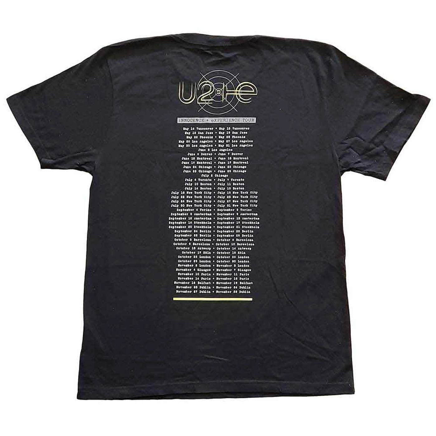 U2 T Shirt - Stage Photo