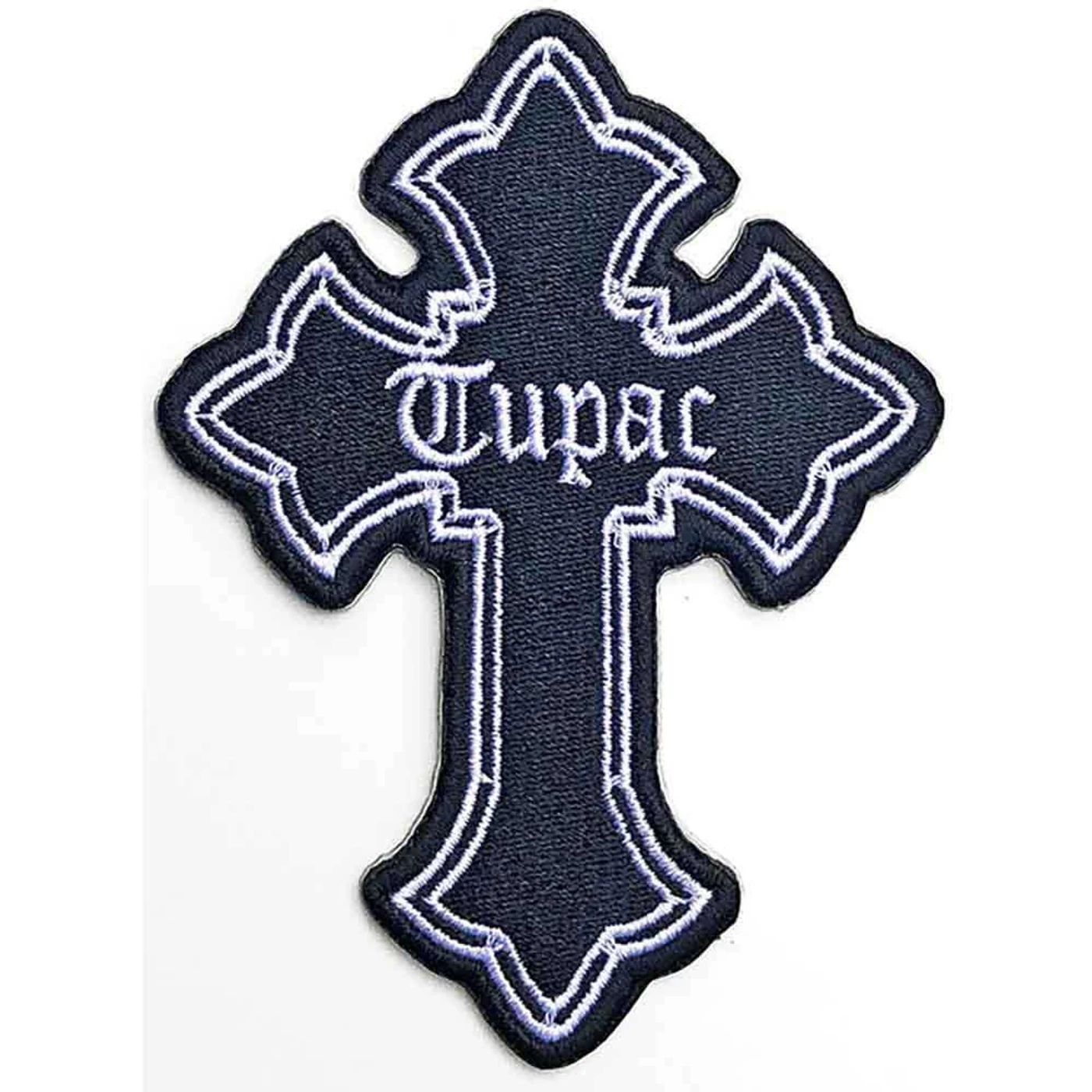 Tupac Patches - Iron On - Cross