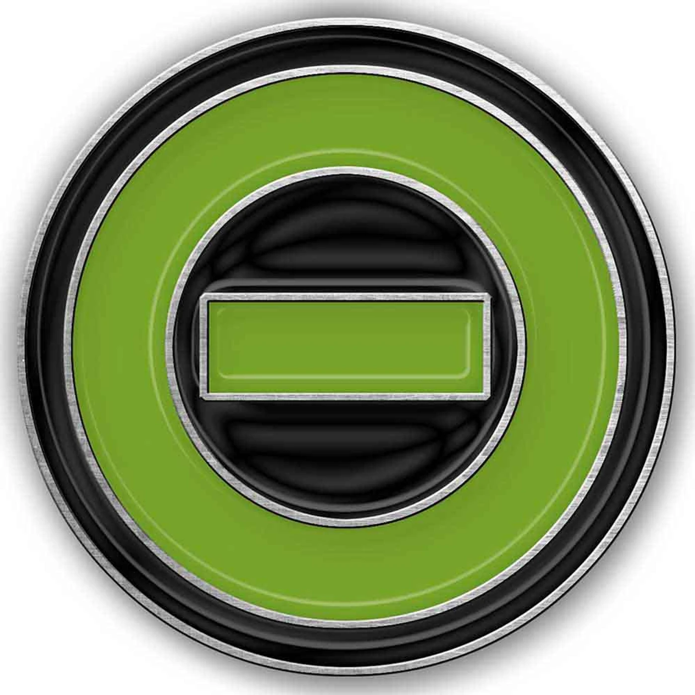 Type O Negative Pin Badge - Negative Symbol