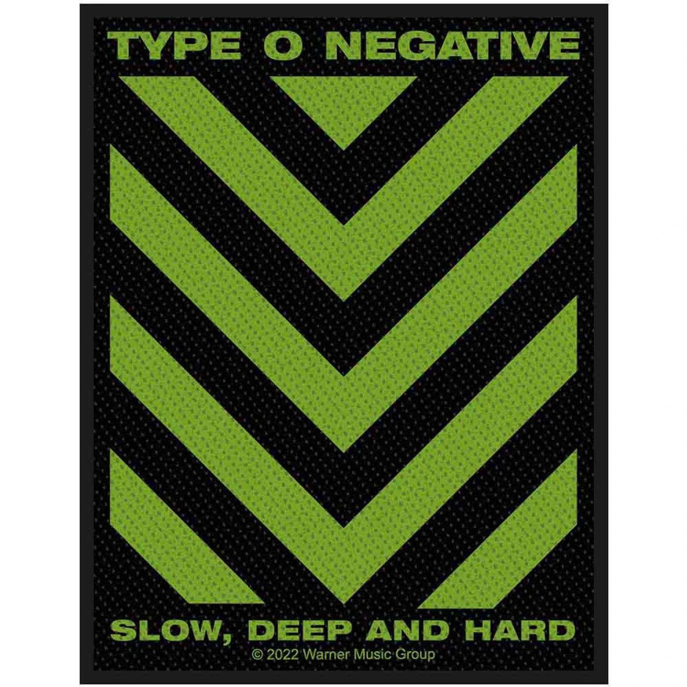 Type O Negative Patches - Woven Sew On - Slow, Deep & Hard