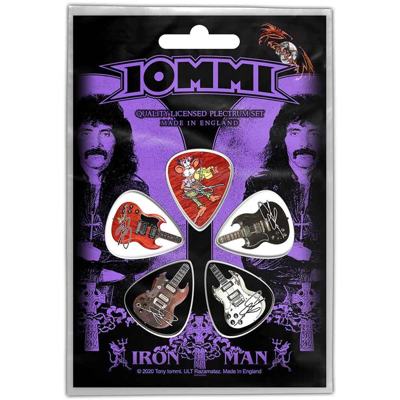 Tony Iommi Plectrum - Multi -pack - Iron Man