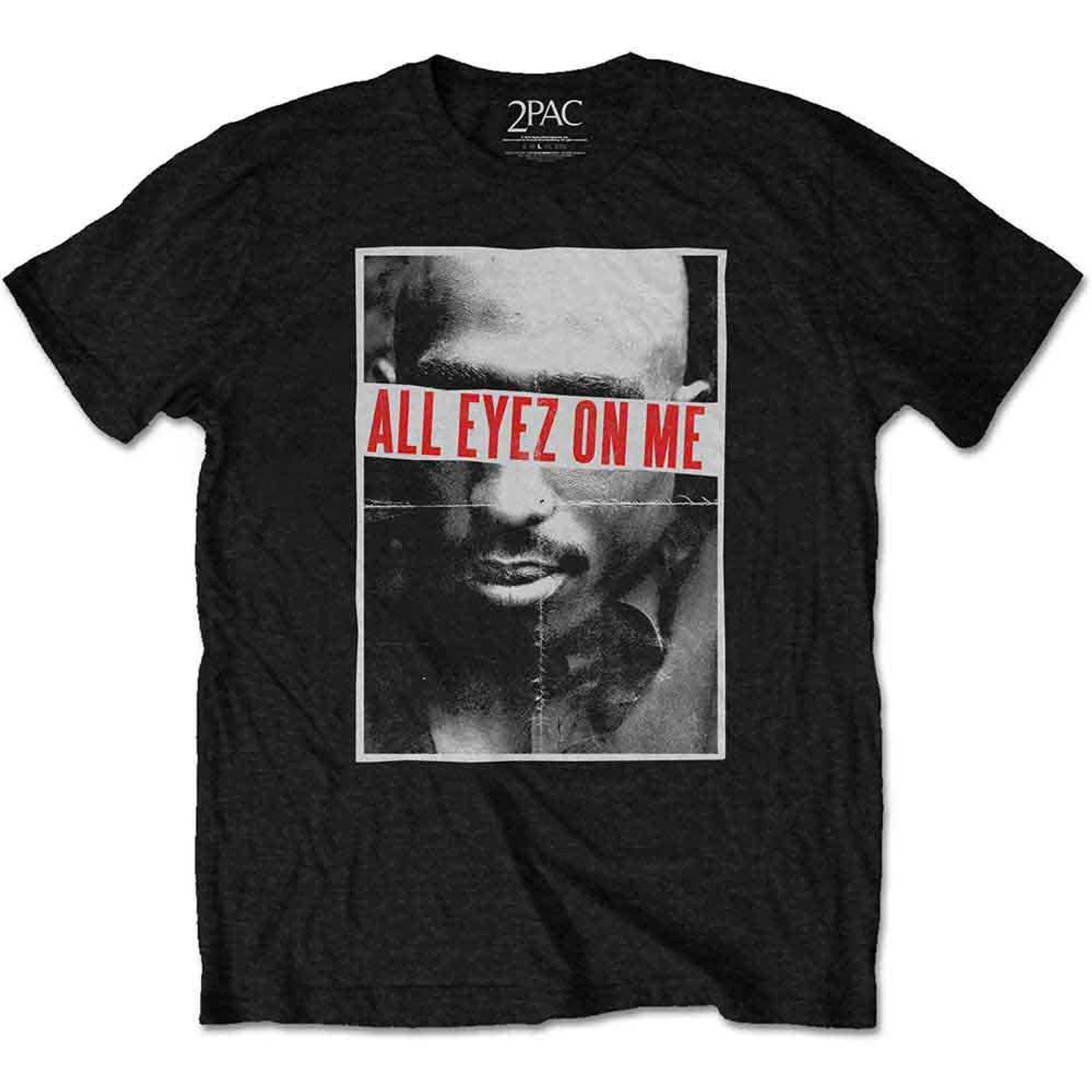 Tupac T Shirt - All Eyez Folded
