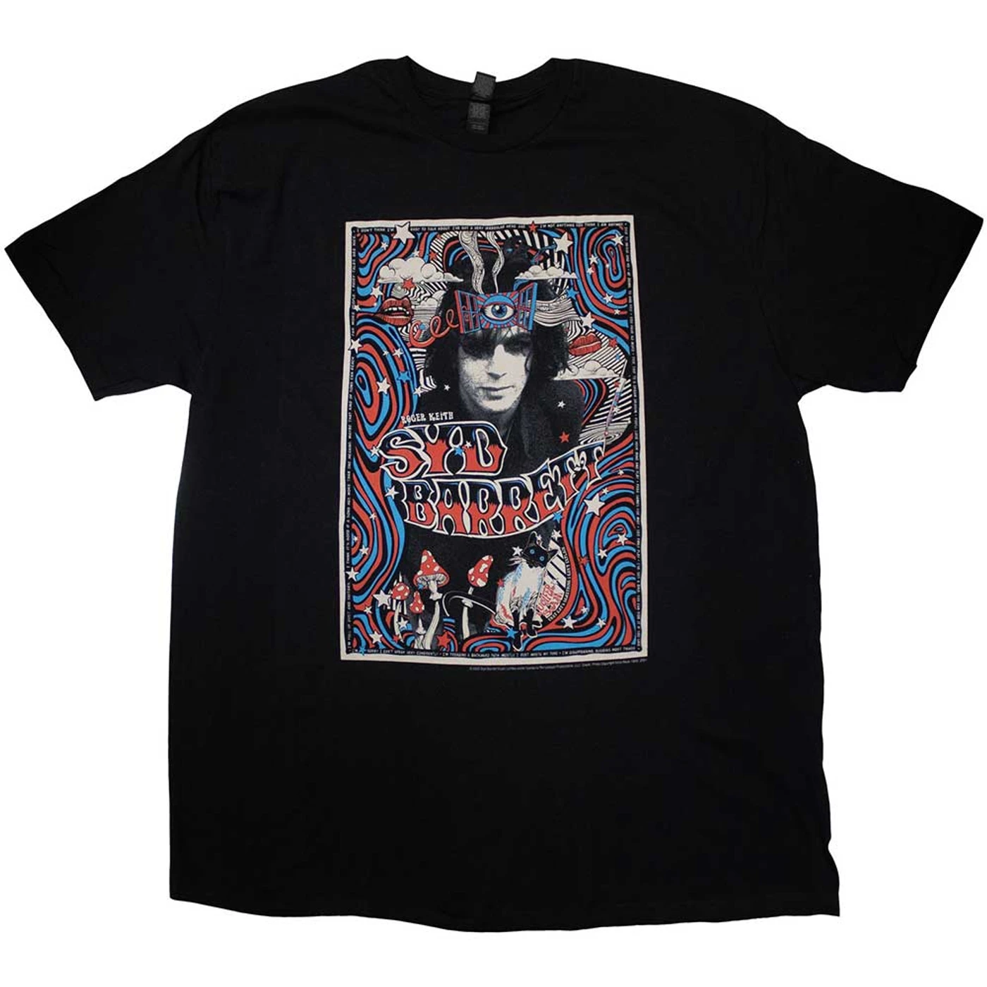 Syd Barrett T Shirt - Melty Poster