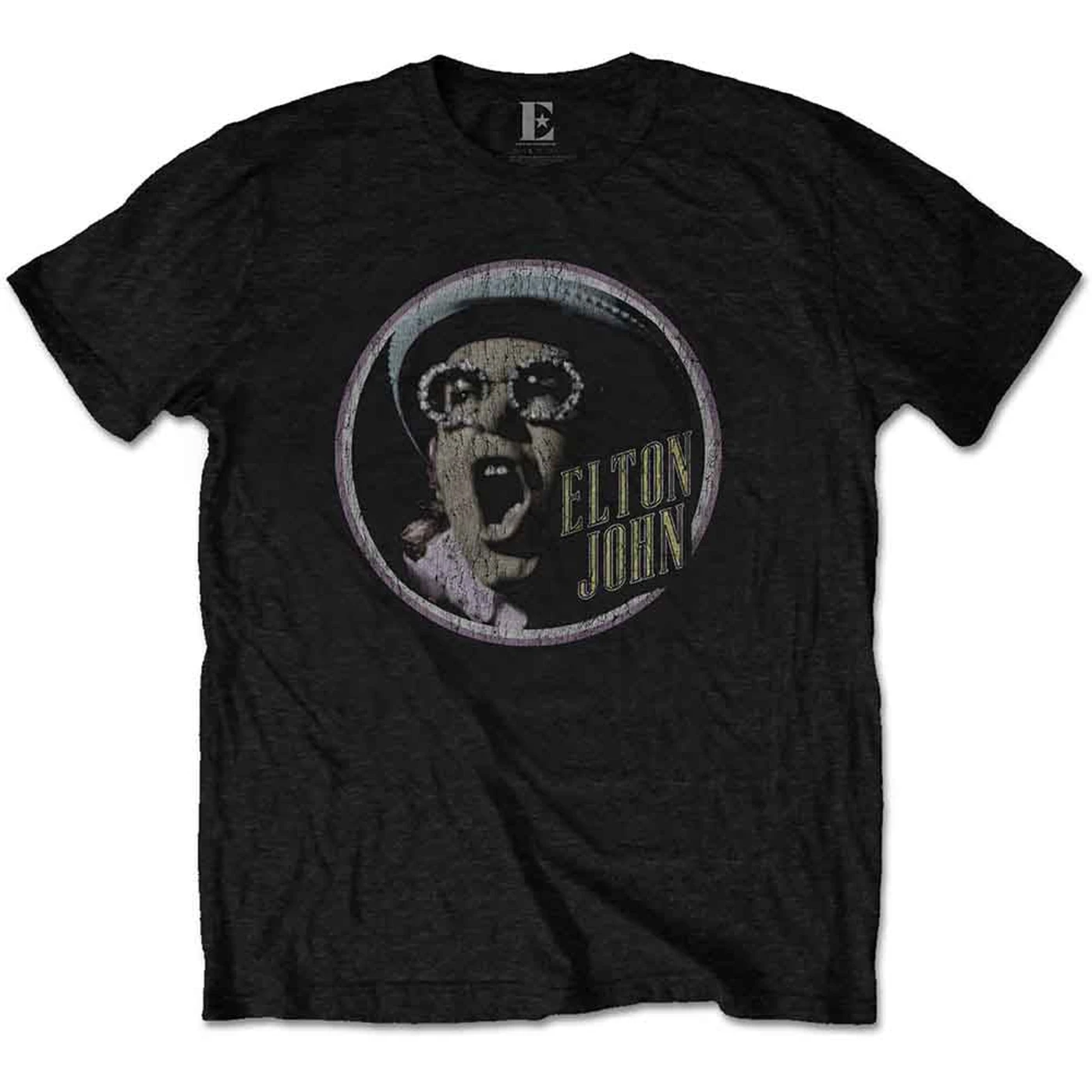 Elton John T Shirt - Circle
