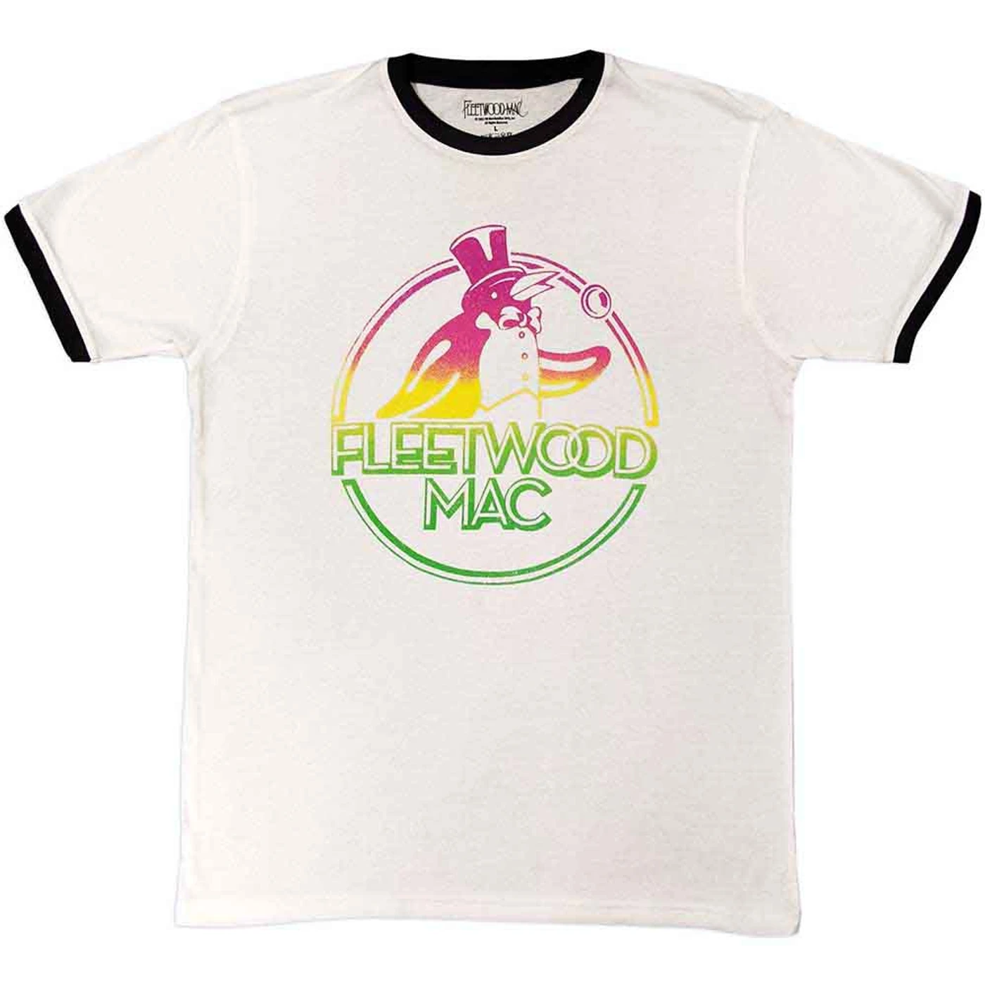 Fleetwood Mac T Shirt - Penguin Ringer