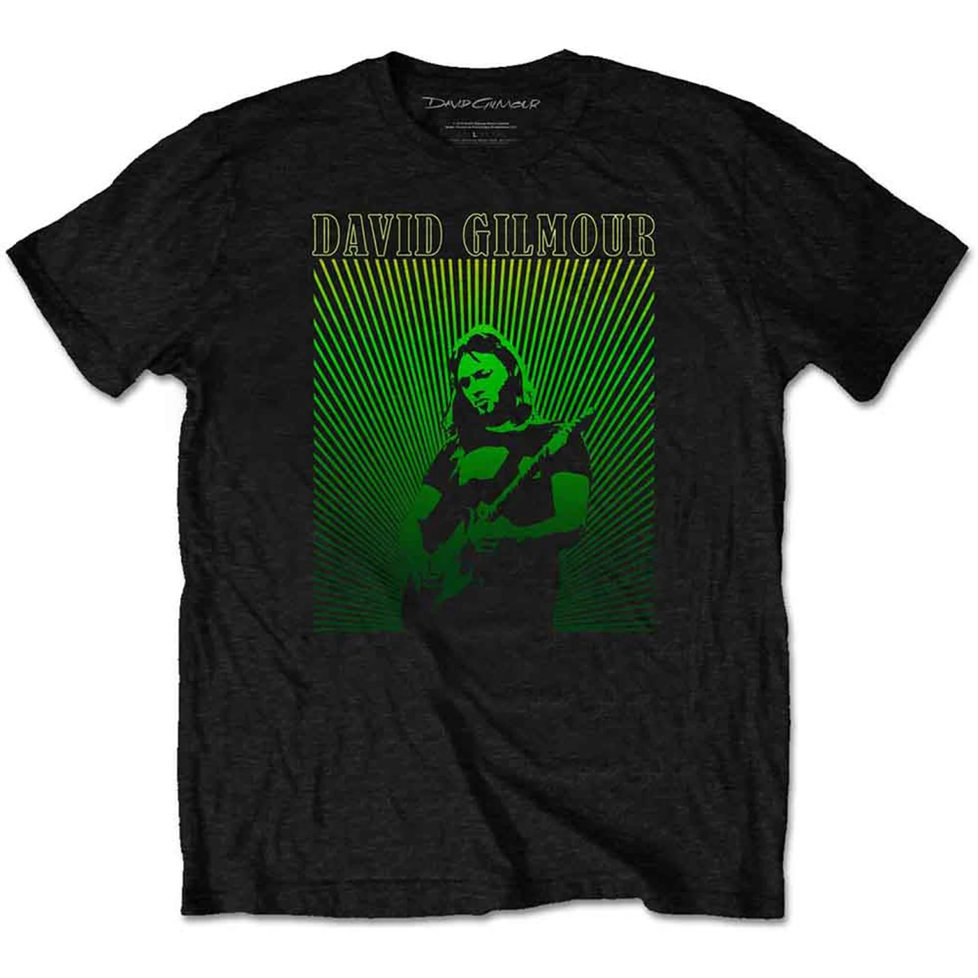 David Gilmour T Shirt - Rays Gradient