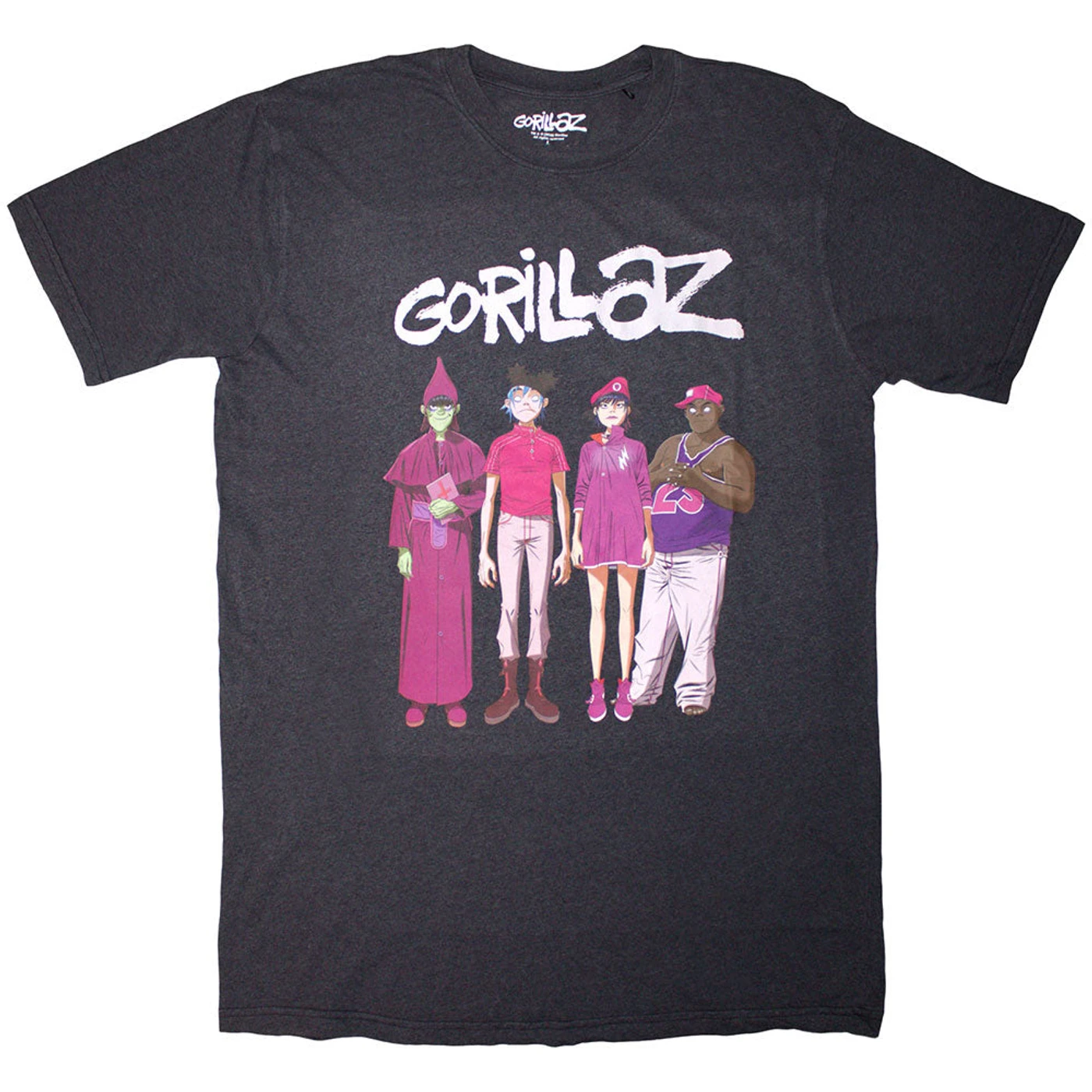 Gorillaz T Shirt - Cracker Island Standing Group