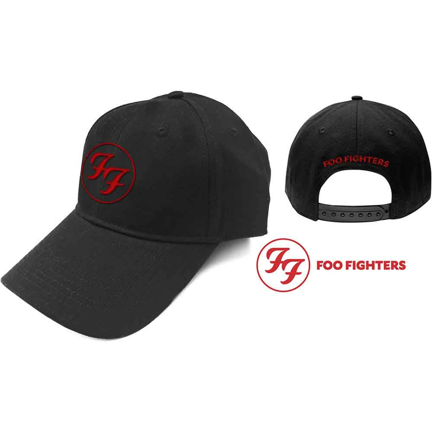 Foo Fighters Baseball Caps - Red Circle Logo