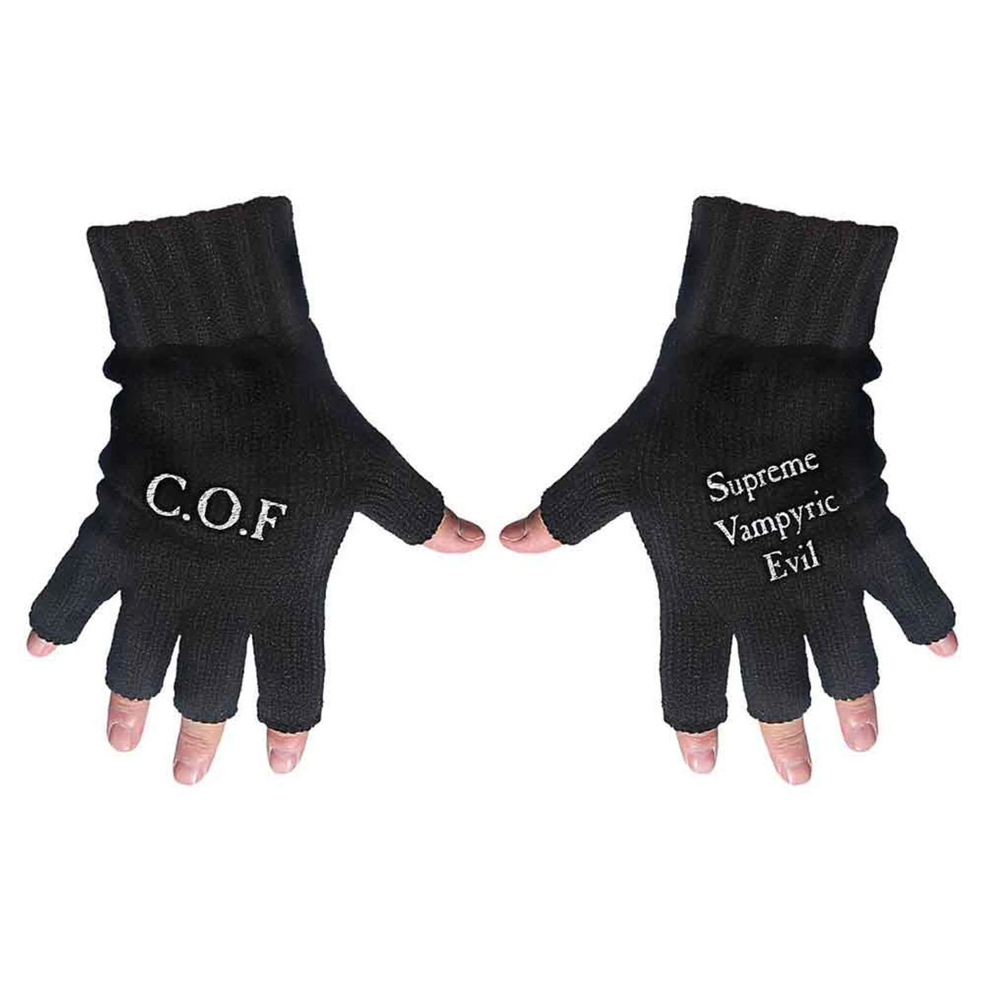 Cradle Of Filth Fingerless Gloves - COF/Supreme Vampiric