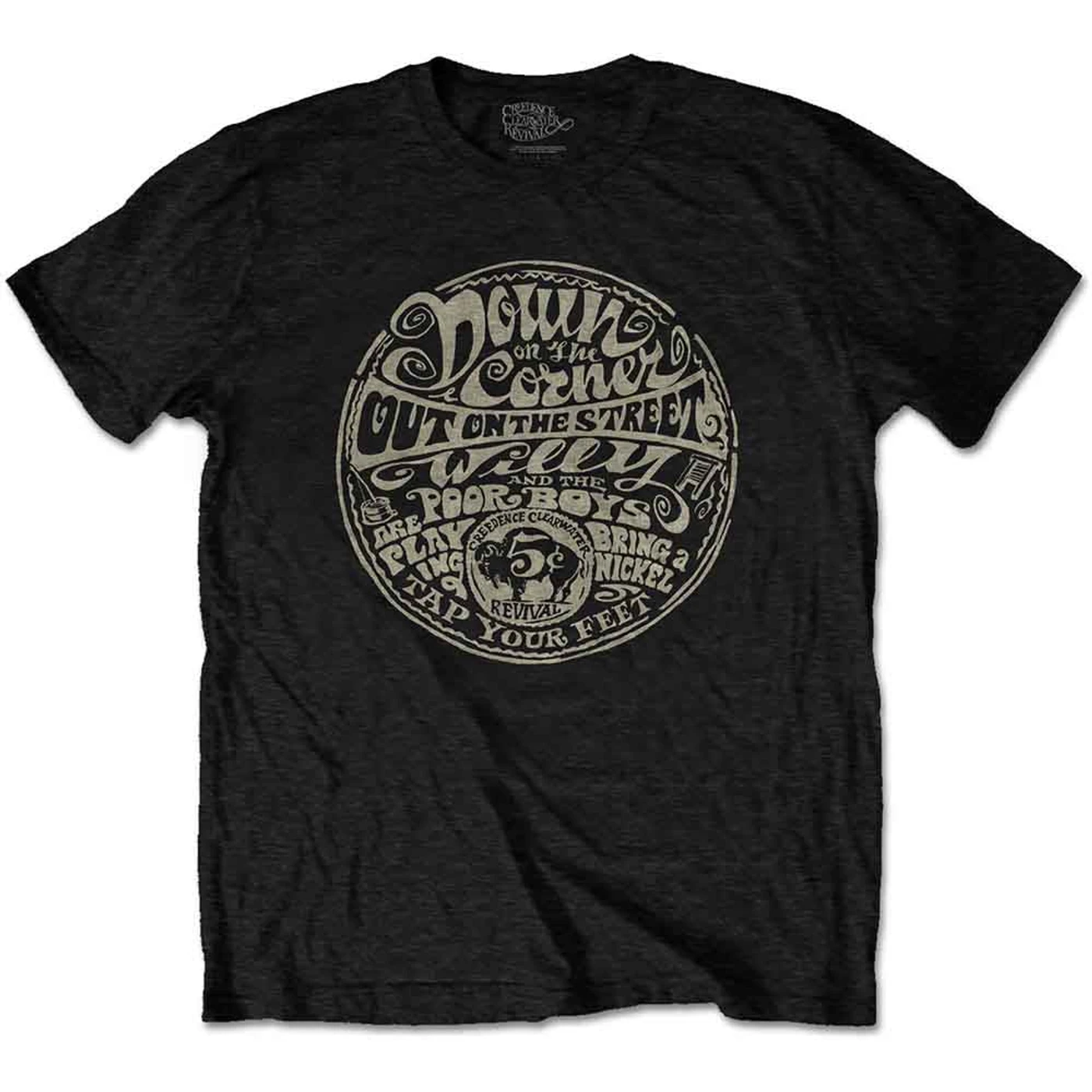 Creedence Clearwater Revival T Shirt - Down On The Corner