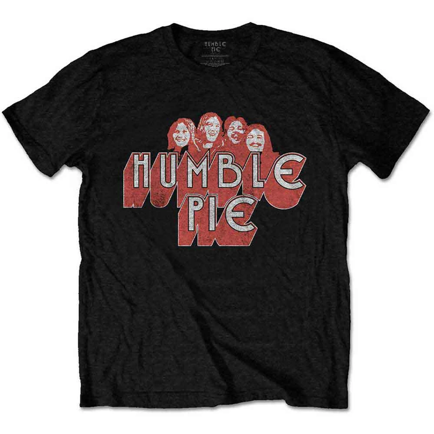 Humble Pie T Shirt - Live '73 Poster