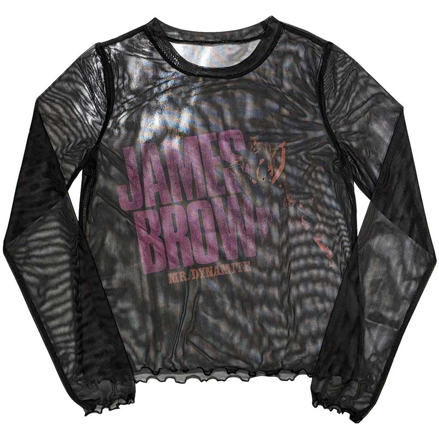 James Brown Woman's Long Sleeve Crop Top - Mr Dynamite