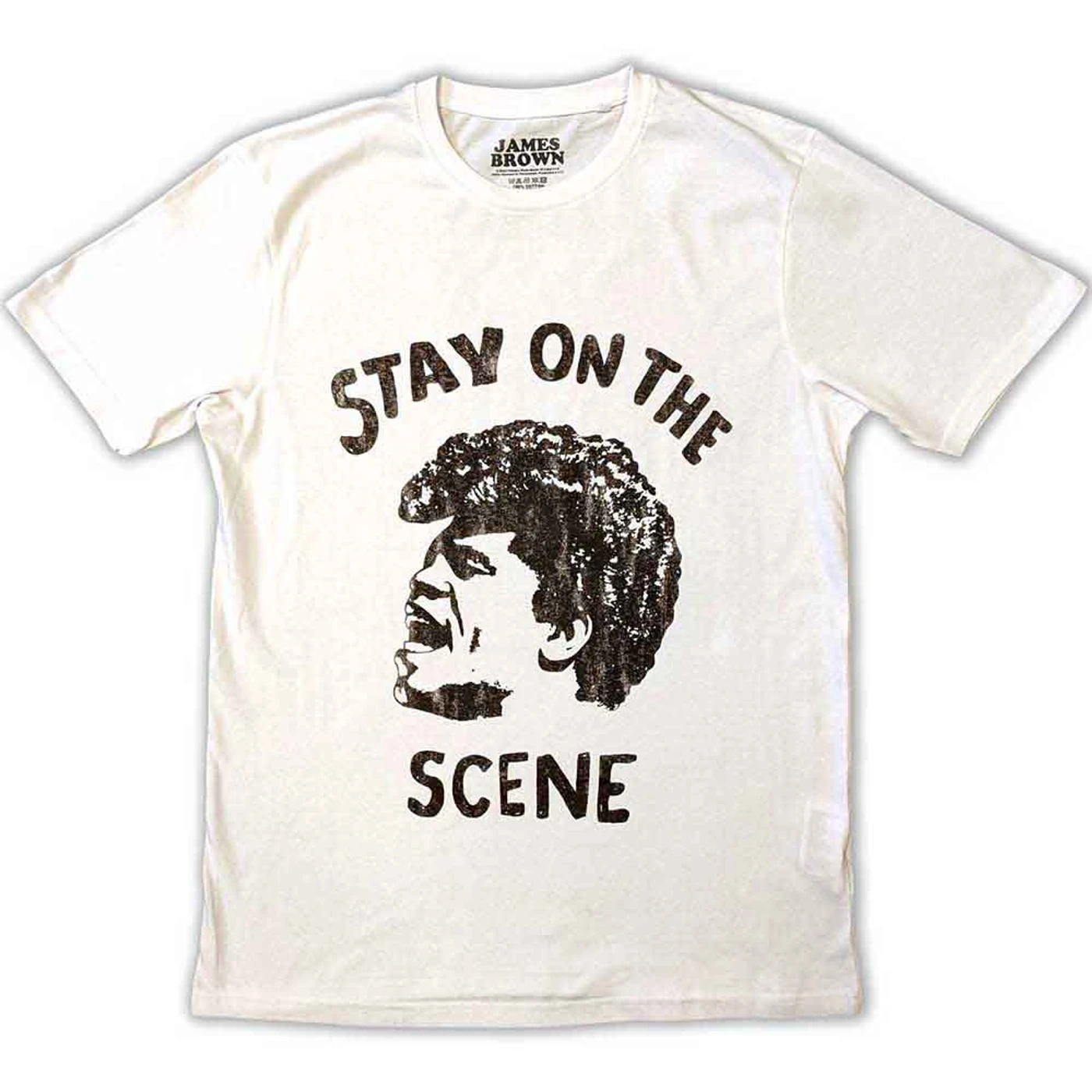 James Brown T Shirt - Stay On The Scene