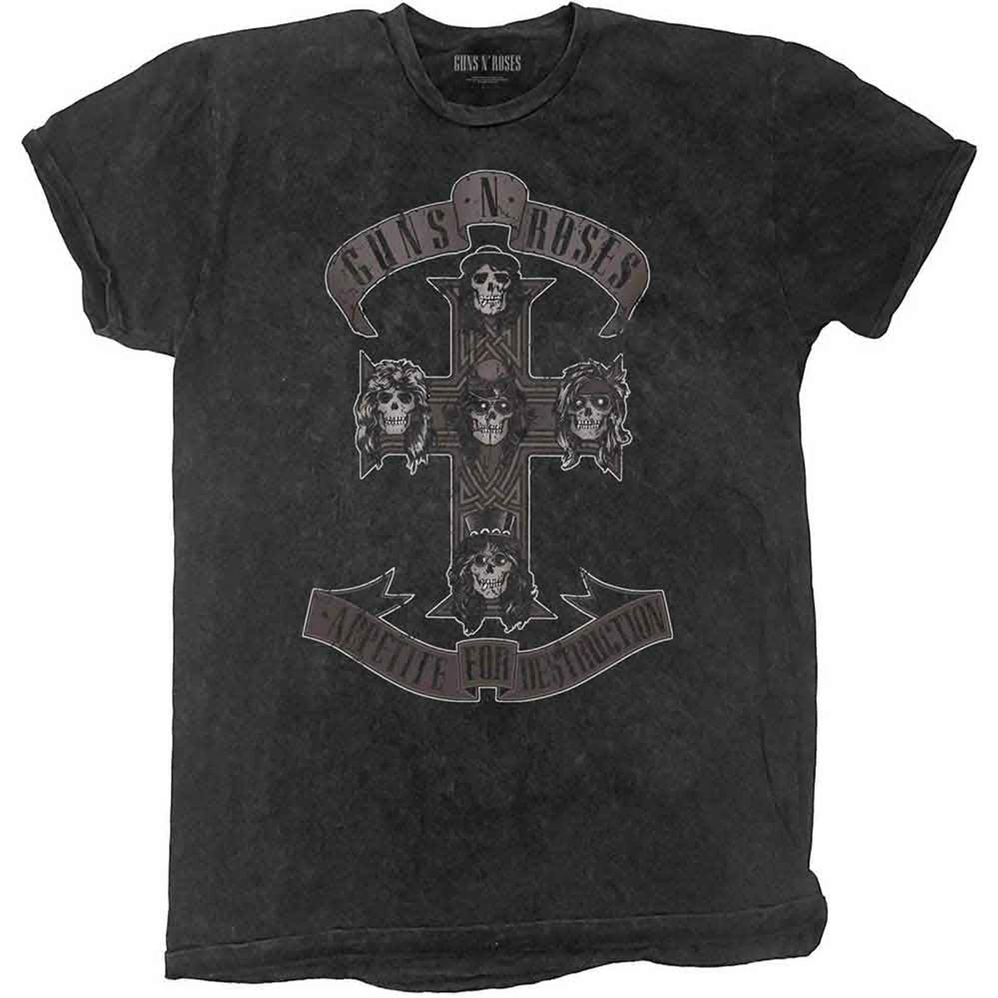 Guns N' Roses Children's T Shirt - Monochrome Cross