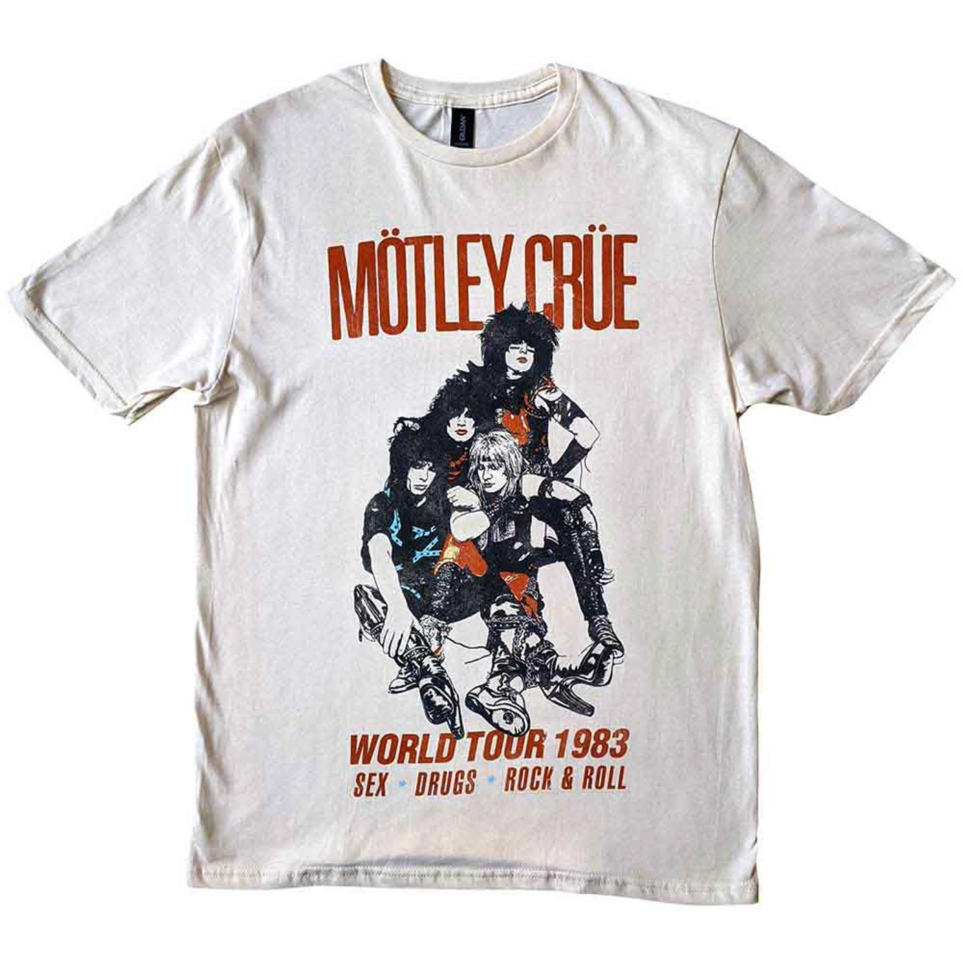 Mötley Crüe T Shirt - Vtge Sex Drugs R&R 83 Tour