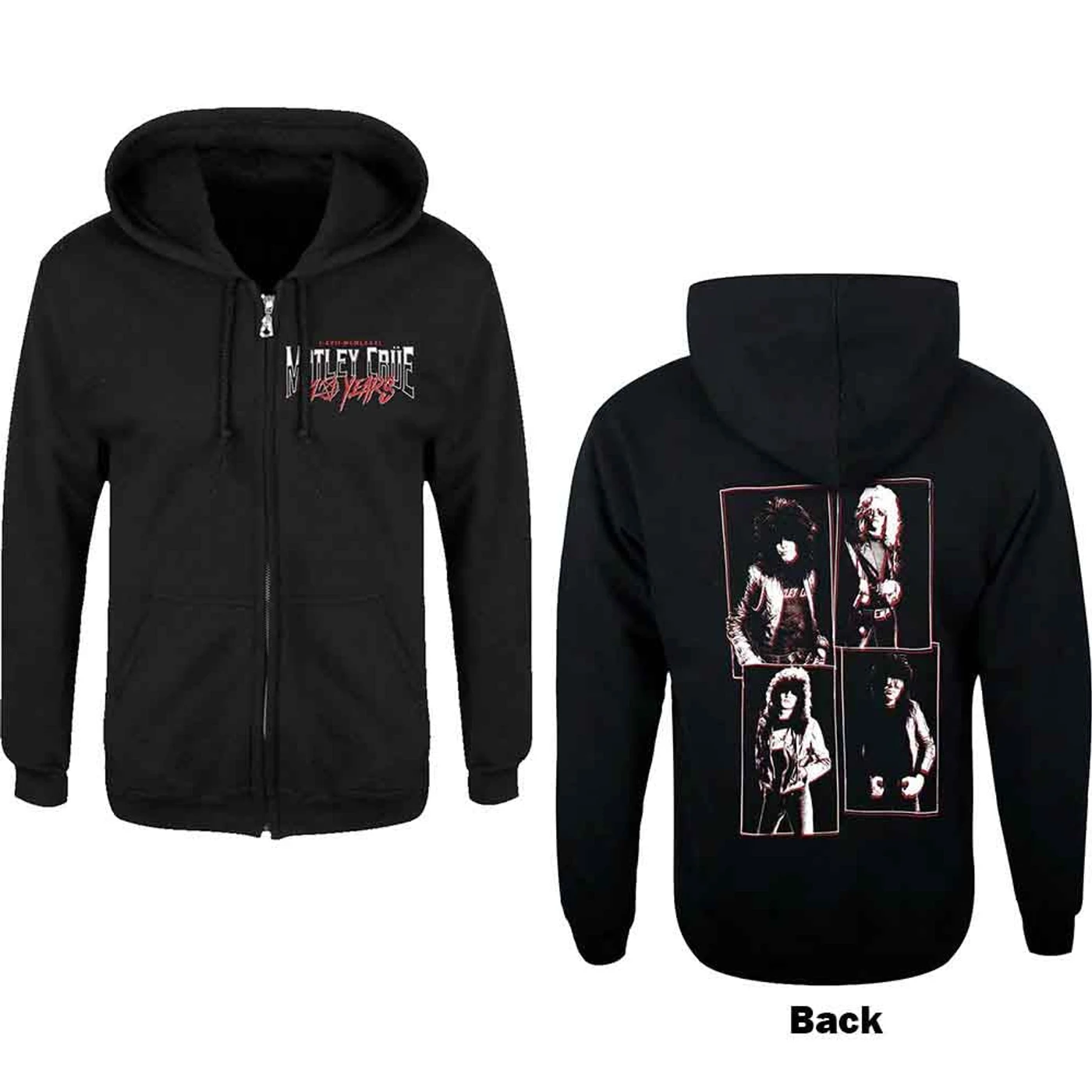 Mötley Crüe Hoodie - 40 Years F&B